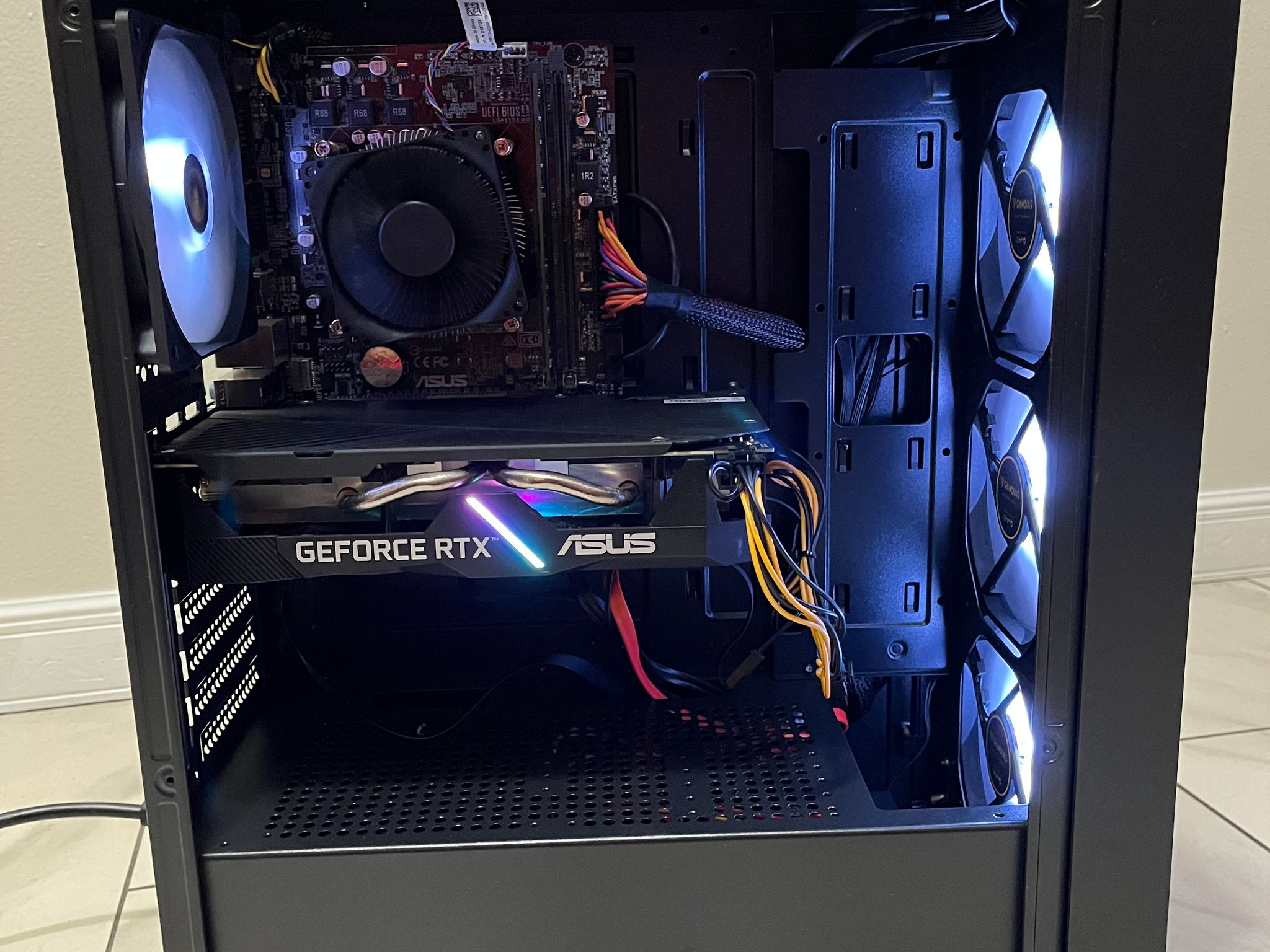 NVIDIA RTX 2060, Intel Core i5-6400, 16GB RAM, 750GB Storage, RGB Gaming PC w/ Wi-Fi & BT
