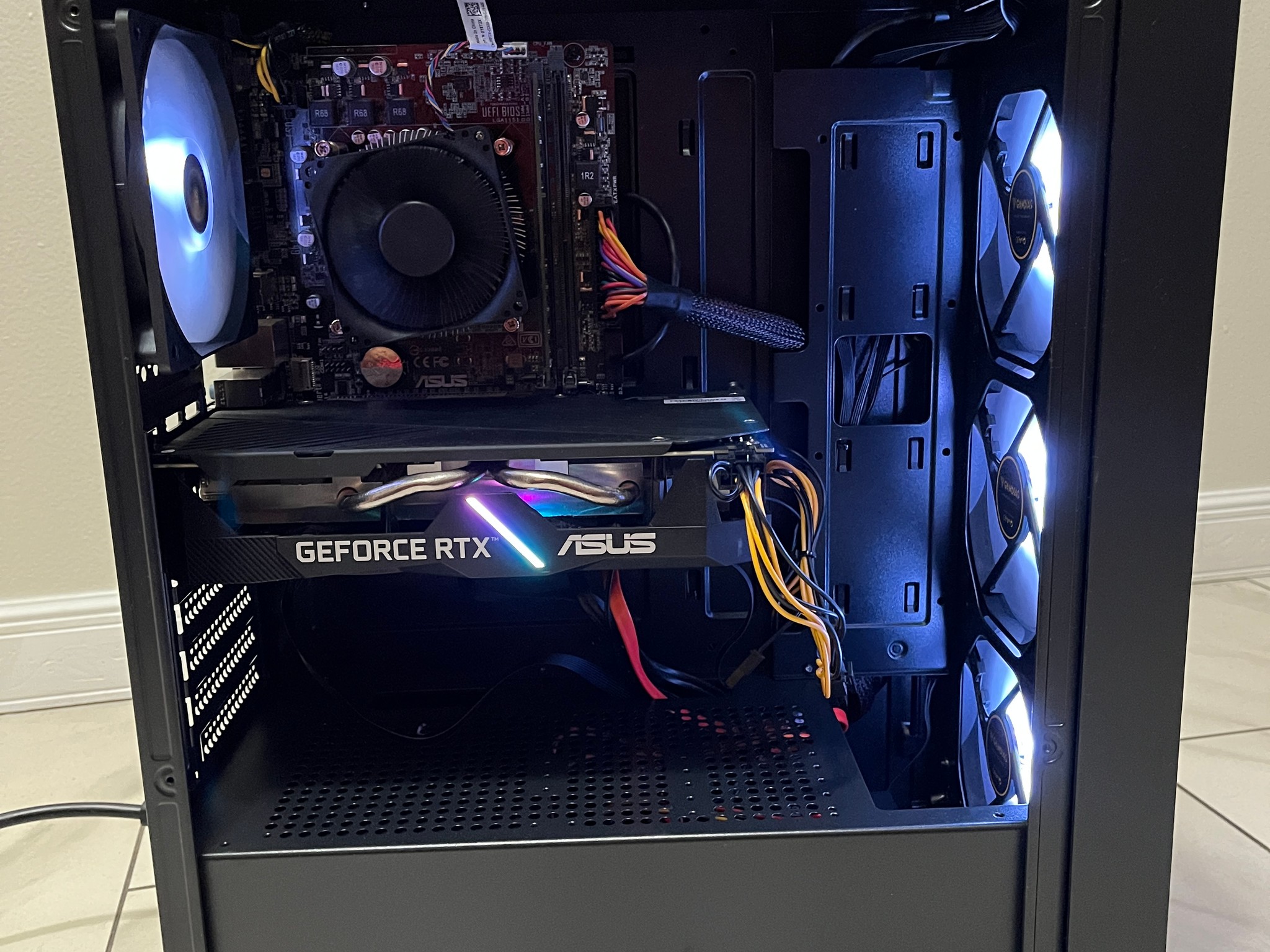 NVIDIA RTX 2060, Intel Core i5-6400, 16GB RAM, 750GB Storage, RGB Gaming PC w/ Wi-Fi & BT