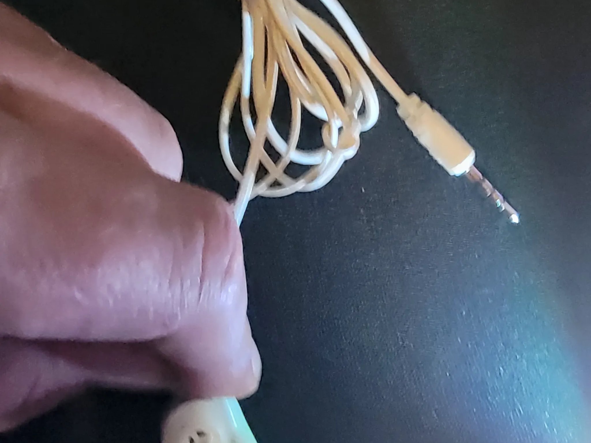 Headphones EDMs White Clear Earbuds