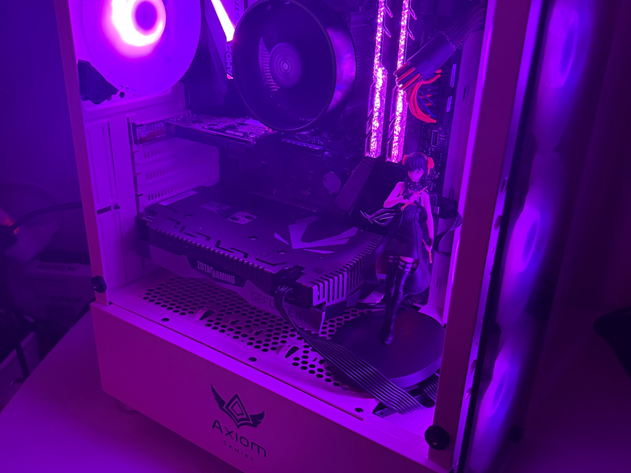 Pink Sparkle✨ Gaming PC | Ryzen 5 2600X | RTX 2060 | 16GB RAM | 120GB SSD/1.5TB HDD | Windows 11 Pro