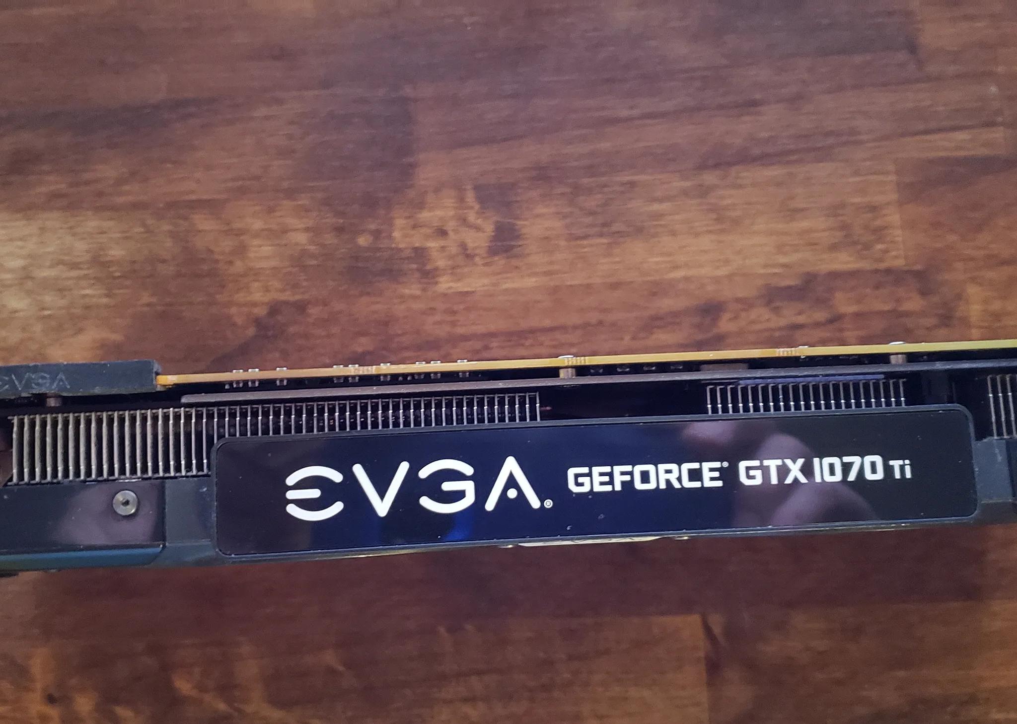 EVGA GTX 1070 Ti SC graphics card