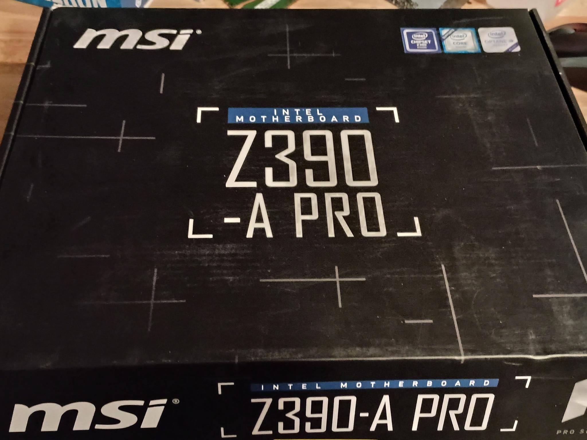 MSI Z390-A Pro Motherboard + CPU