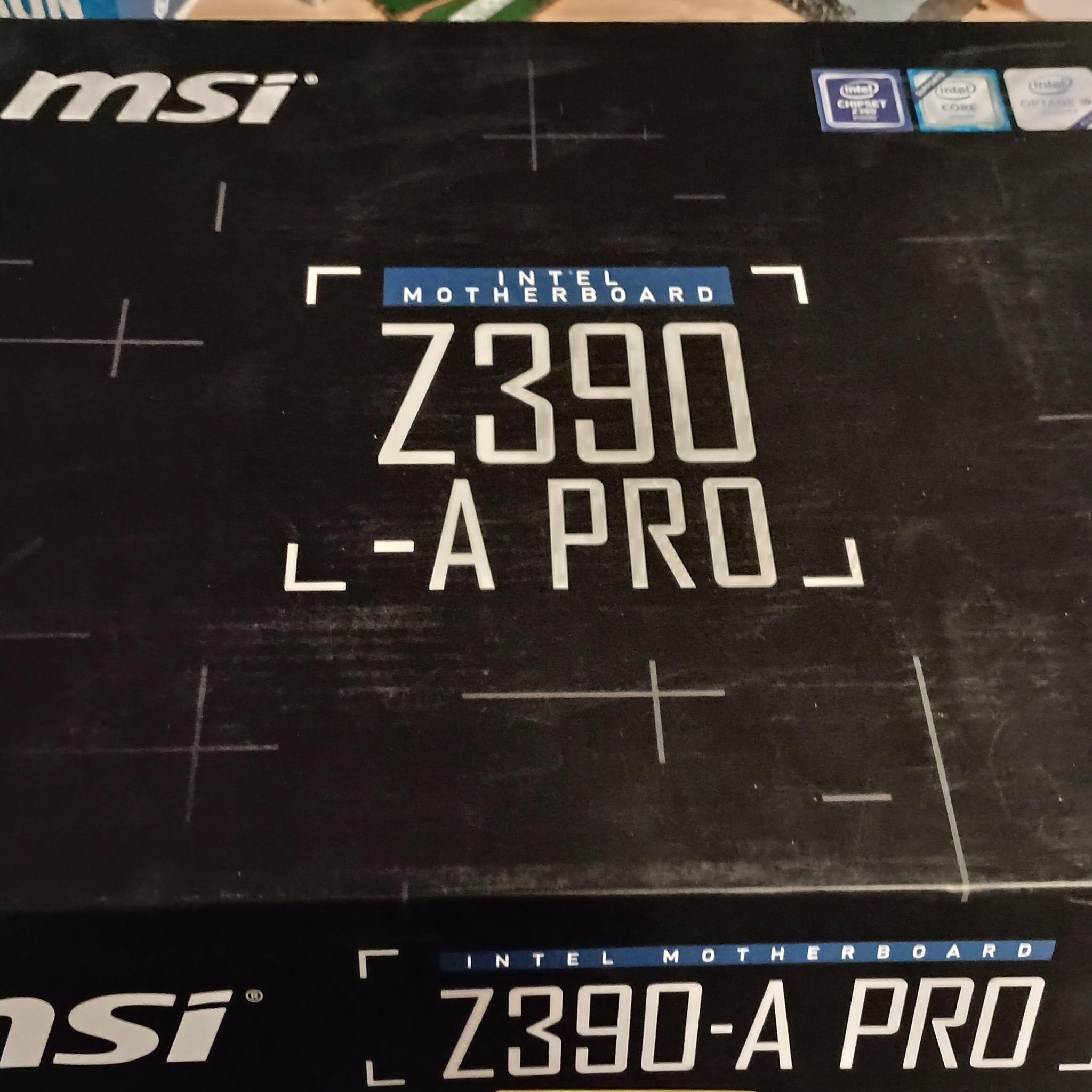 MSI Z390-A Pro Motherboard + CPU