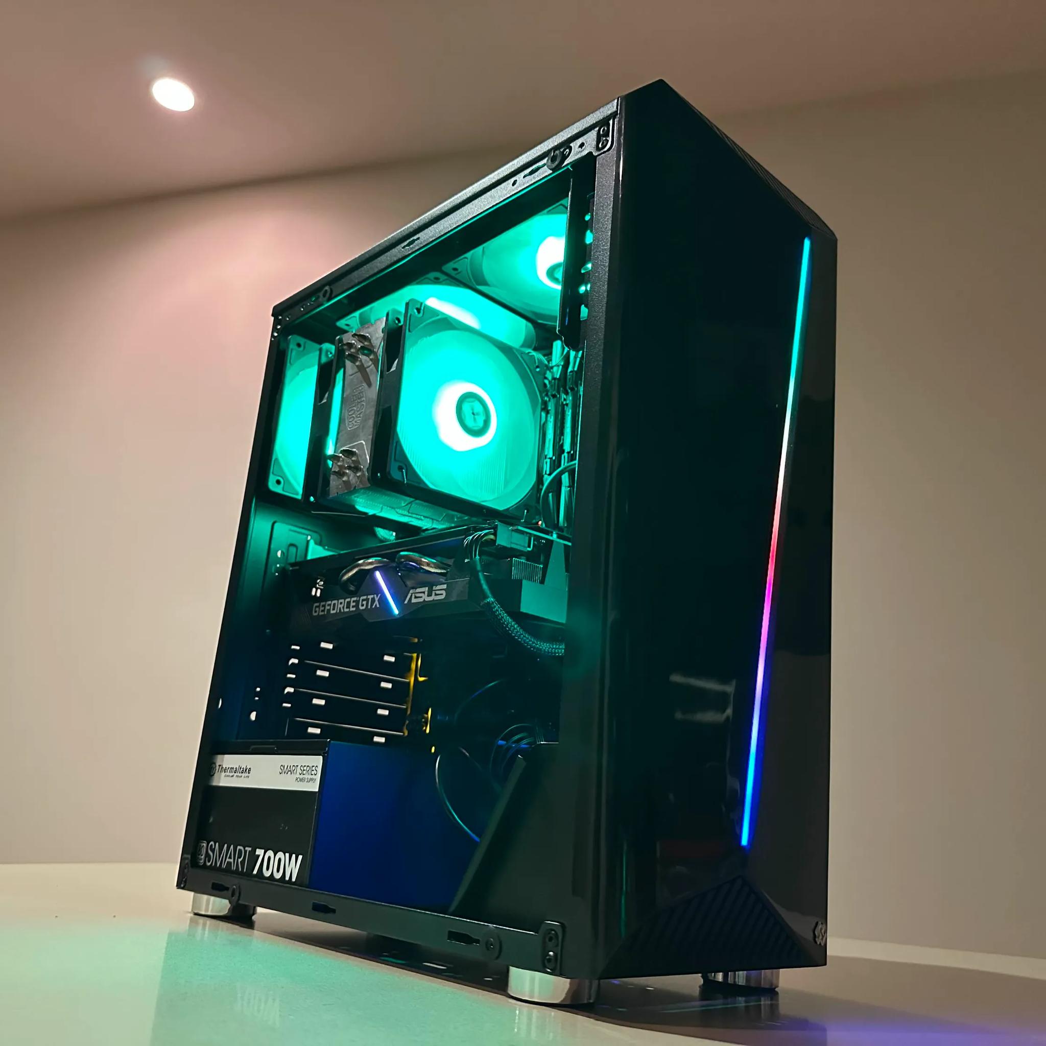 Great Starter Gaming PC - Intel Core i5-7600K | ASUS NVIDIA GeForce GTX 1660 Super | 32GB DDR4 Ram