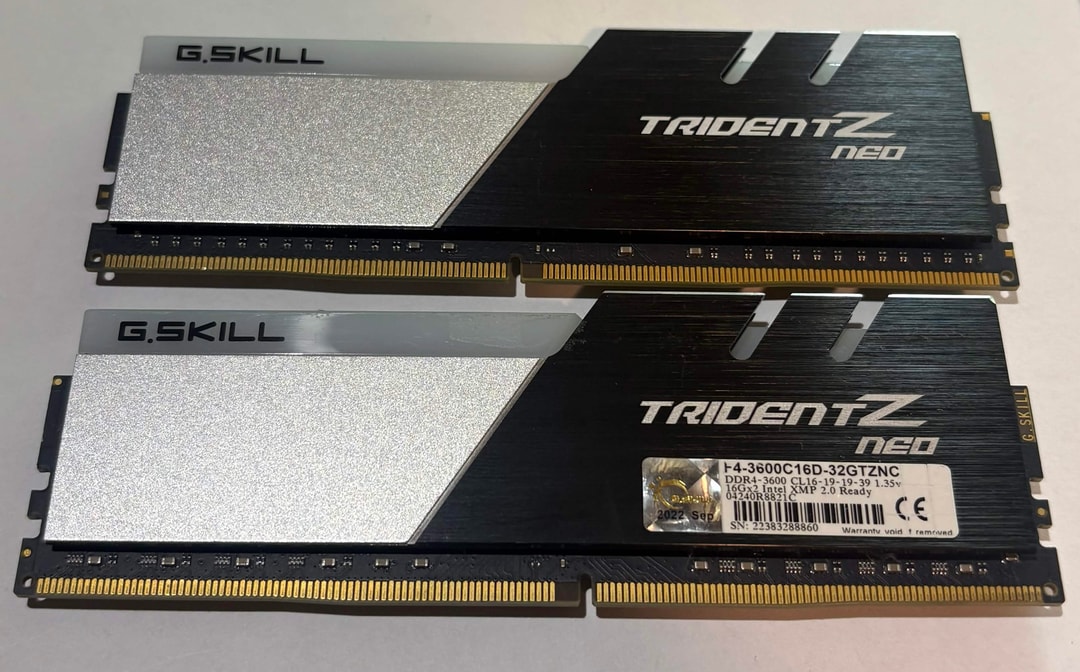 G.Skill Trident Z Neo 32GB DDR4 3600MHz RAM Kit | Jawa