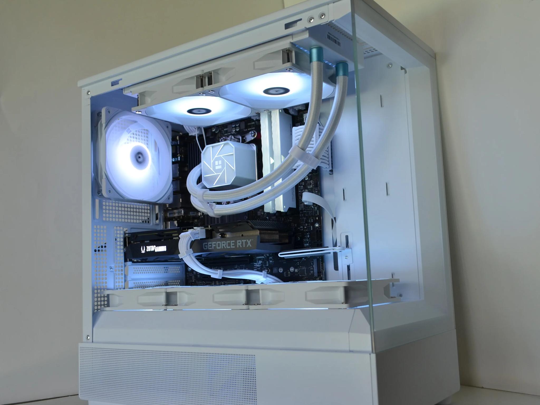 ❄️Glacier🧊- RTX 3060 Ti - Ryzen 5 5500 - 1tb NVME - 16gb RAM - 💧Liquid Cooled🧊