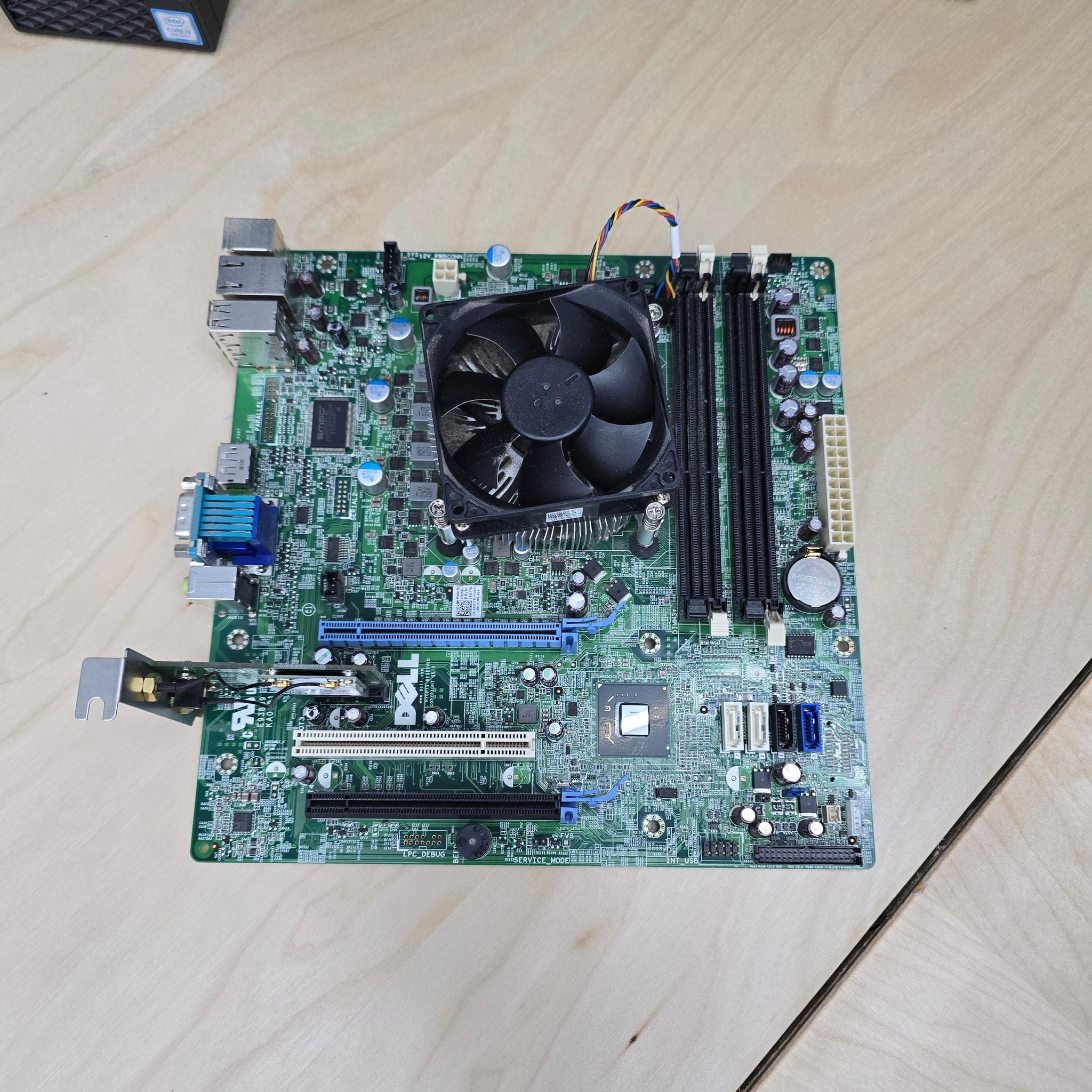 Dell OEM Motherboard + CPU Lot
