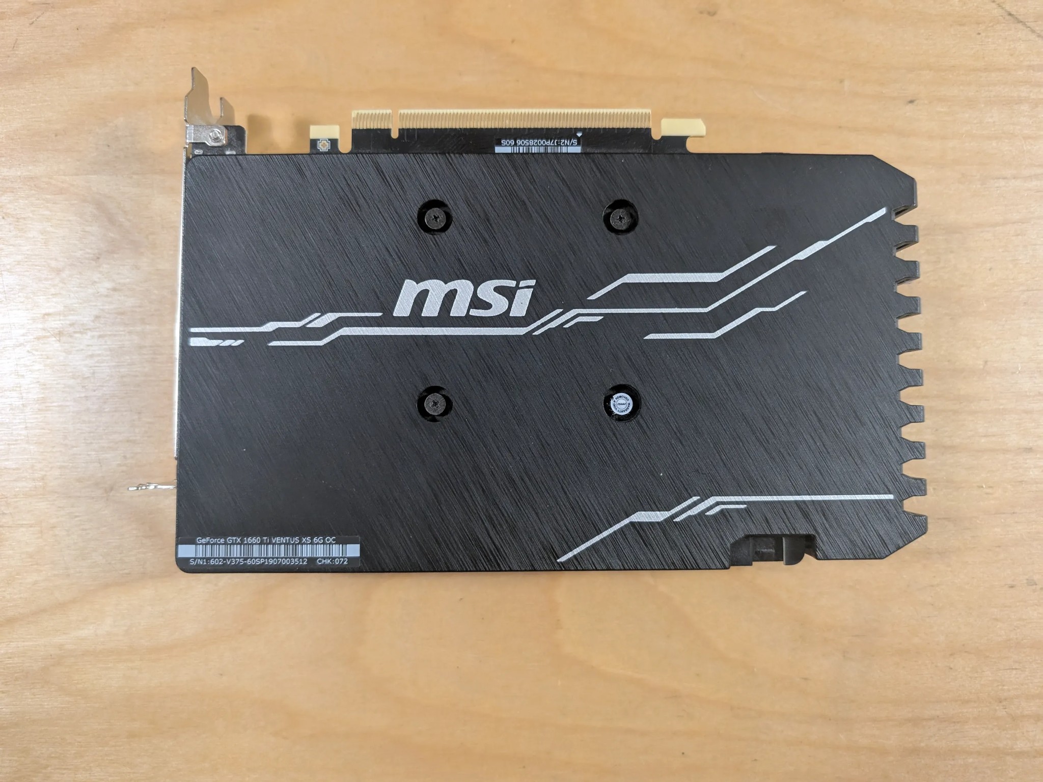 MSI Nvidia GTX 1660 Ti Ventus OC