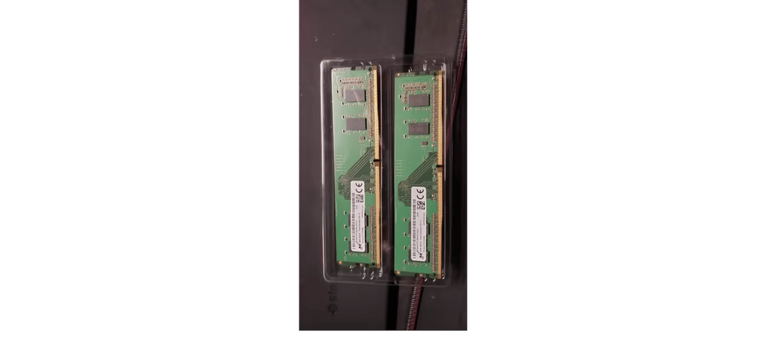 Micron 8GB 2X4GB DDR4-3200 UDIMM CP3-25600 CL22 Desktop Memory 288PIN RAM
