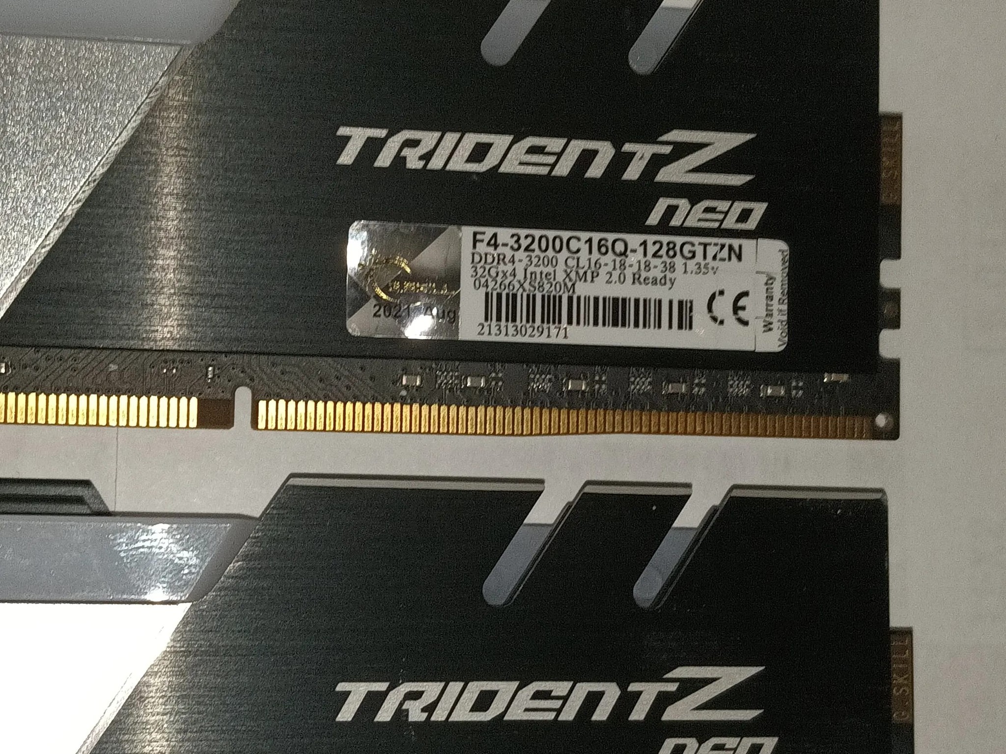 G.SKILL Trident Z Neo 64GB (2x32GB) 3200MHz CL16 DDR4