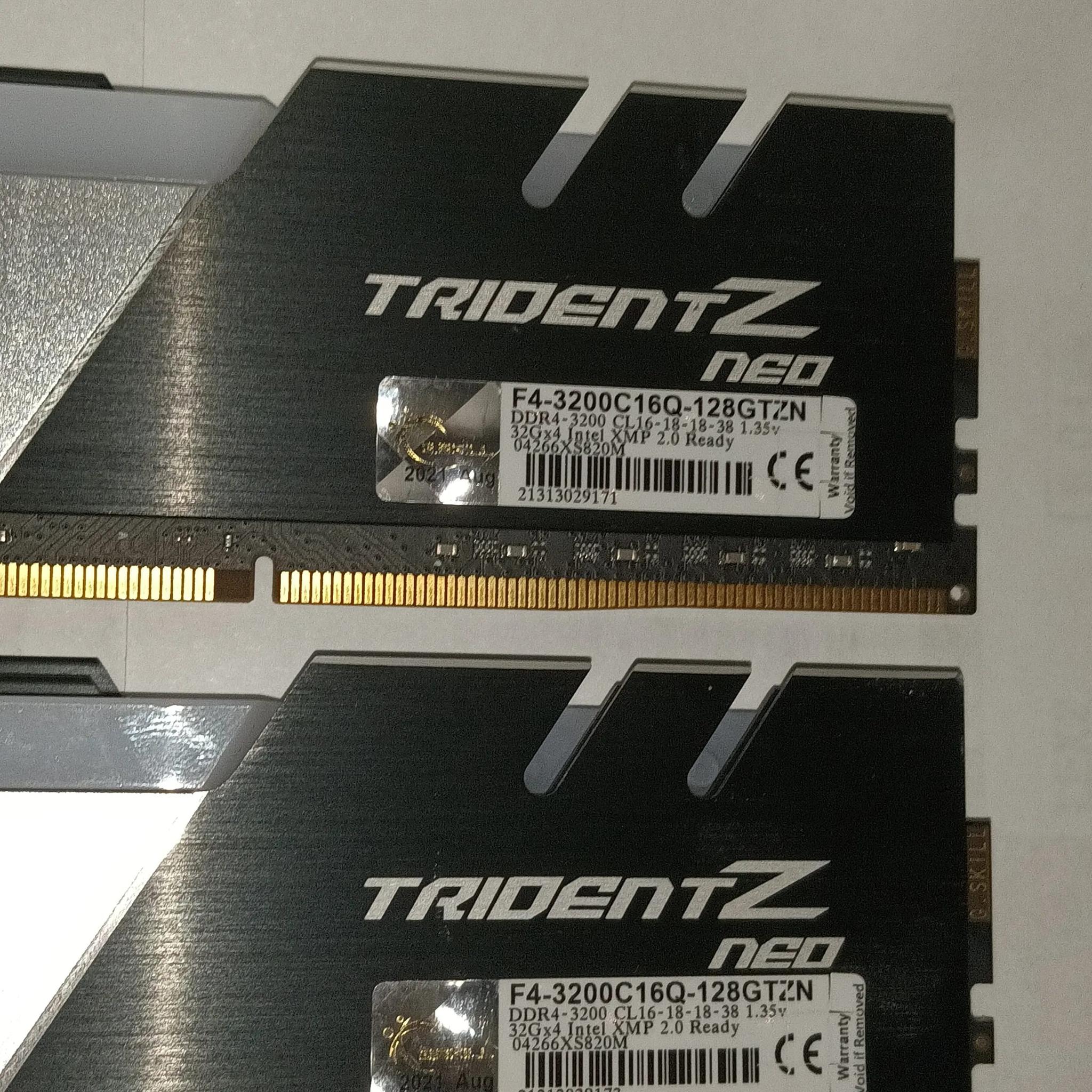 G.SKILL Trident Z Neo 64GB (2x32GB) 3200MHz CL16 DDR4