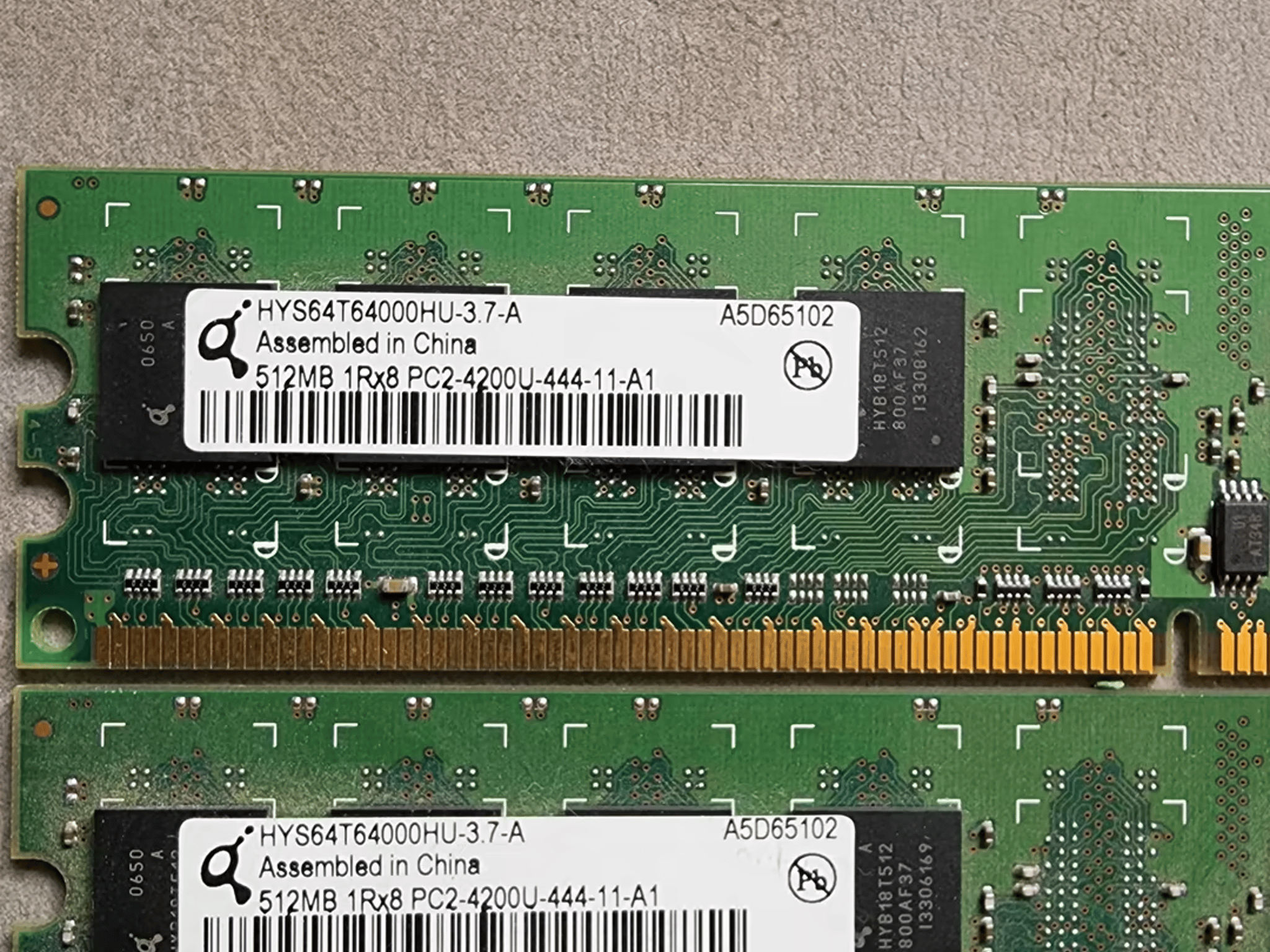 Various DDR2 RAM kits and single sticks