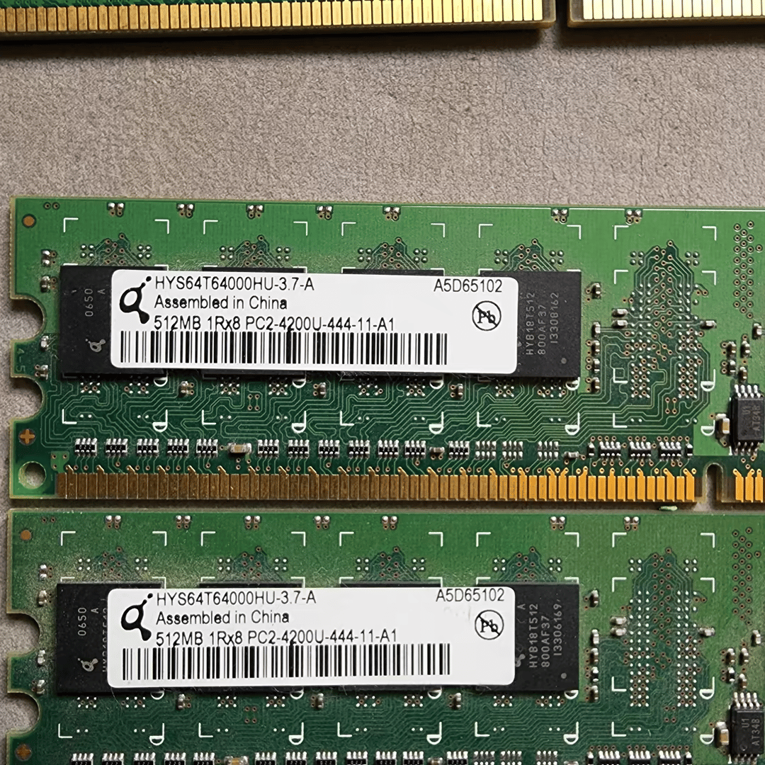 Various DDR2 RAM kits and single sticks
