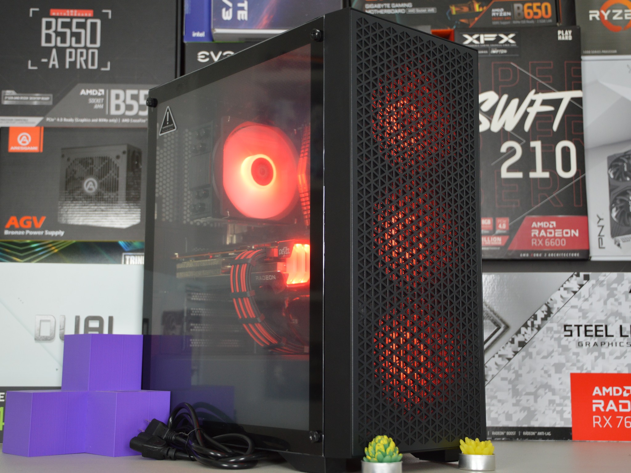 🔴👺| RX 6600XT 8GB | RYZEN 5 3600 | 16GB DDR4 RAM | 1TB NVME SSD | Crimson Devil |