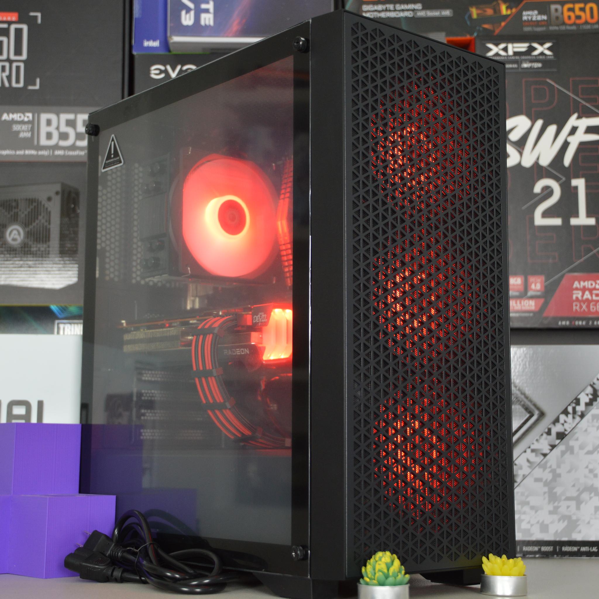 🔴👺| RX 6600XT 8GB | RYZEN 5 3600 | 16GB DDR4 RAM | 1TB NVME SSD | Crimson Devil |