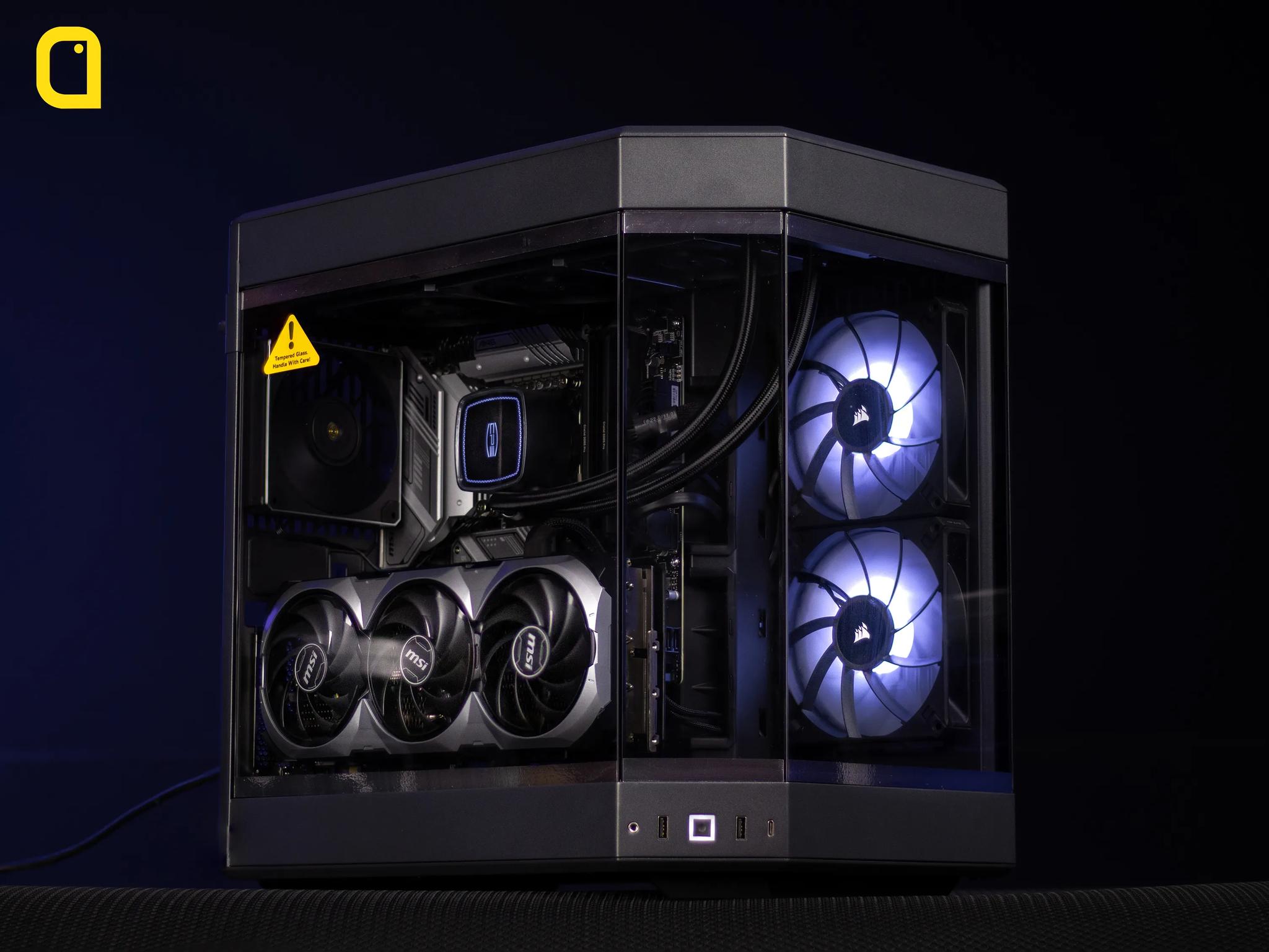 “CorpoSteel” RTX 4080 Super I9 14900K 64GB Windows 11 2TB Workstation Gaming PC