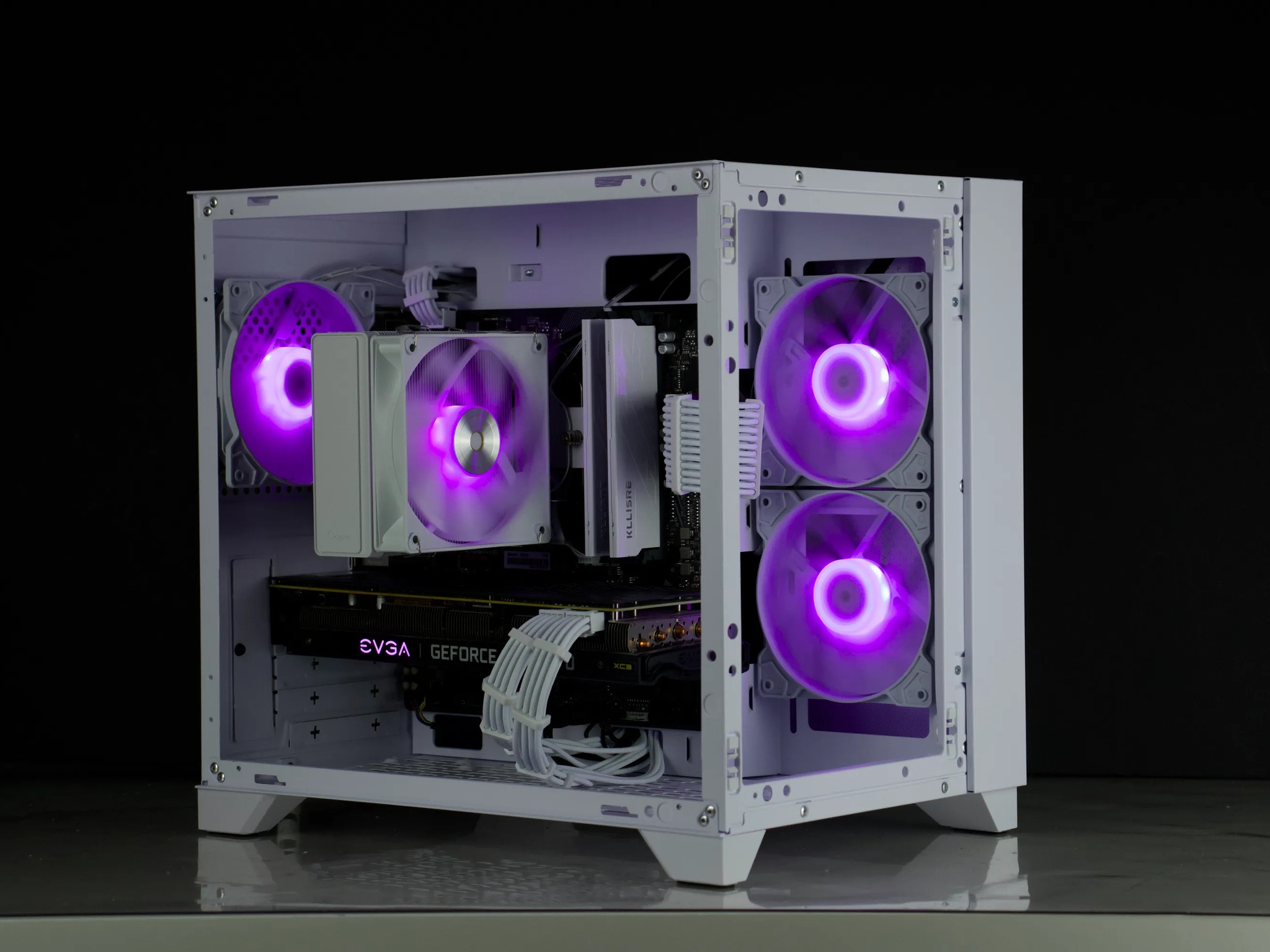 💎❅White Gaming PC – RTX 3070, Ryzen 5 5600X, 32GB, 1TB SSD - RGB, WiFi💎❅