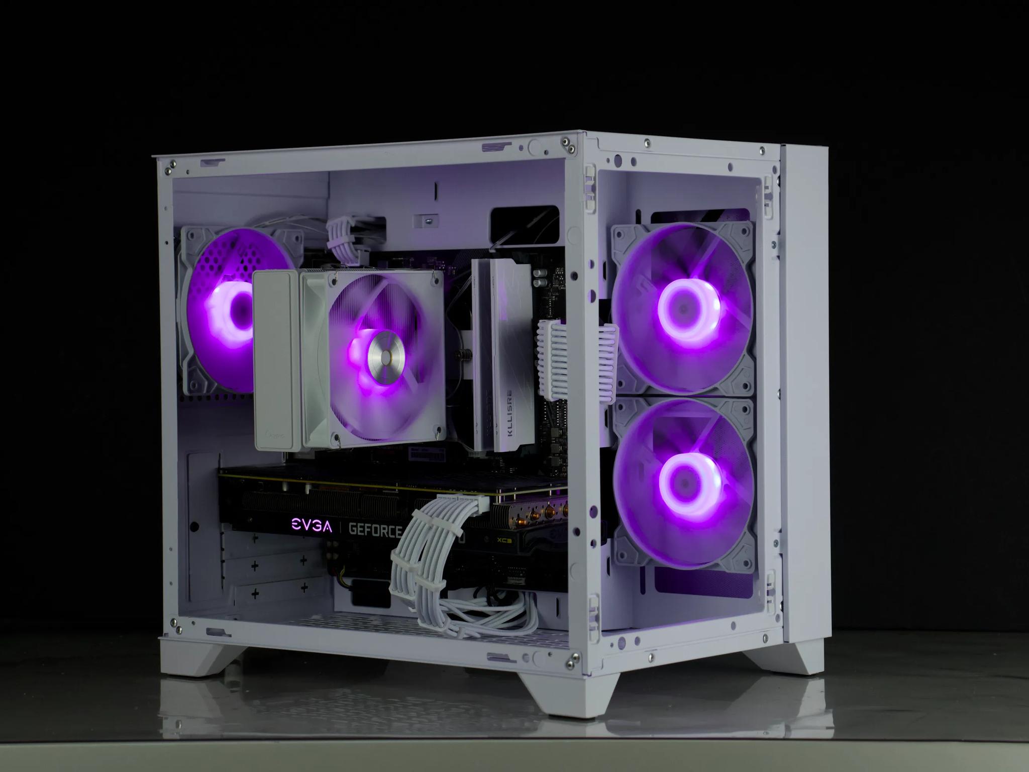 💎❅White Gaming PC – RTX 3070, Ryzen 5 5600X, 32GB, 1TB SSD - RGB, WiFi💎❅