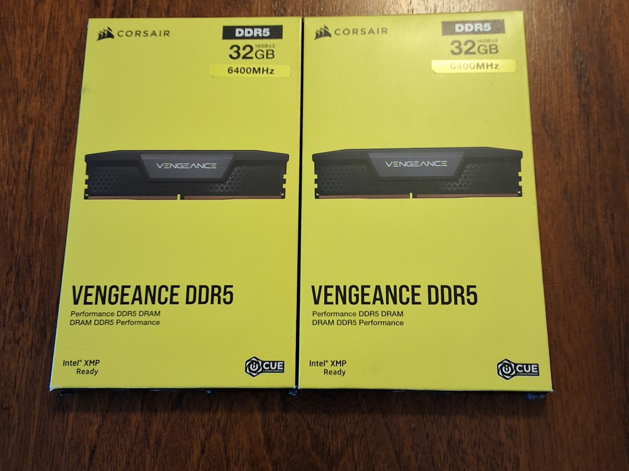 Corsair 64GB Vengeance DDR5-6400 RAM (4x16GB sticks) Intel XMP Ready