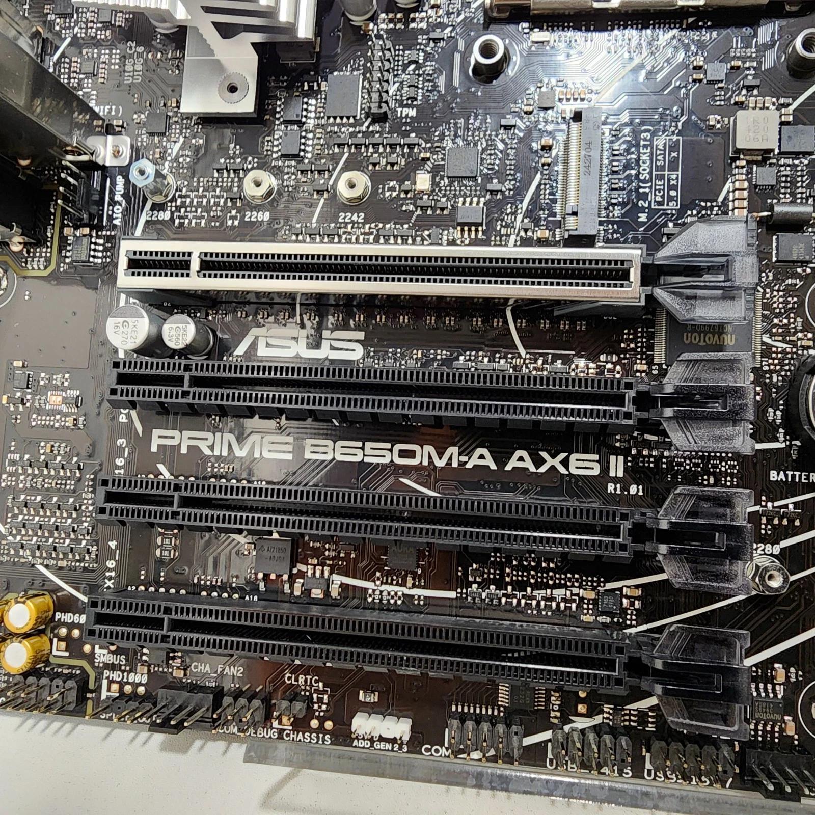 UPDATED BIOS ASUS PRIME B650M-A AX6 II WIFI AM5 DDR5 MATX MOTHERBOARD