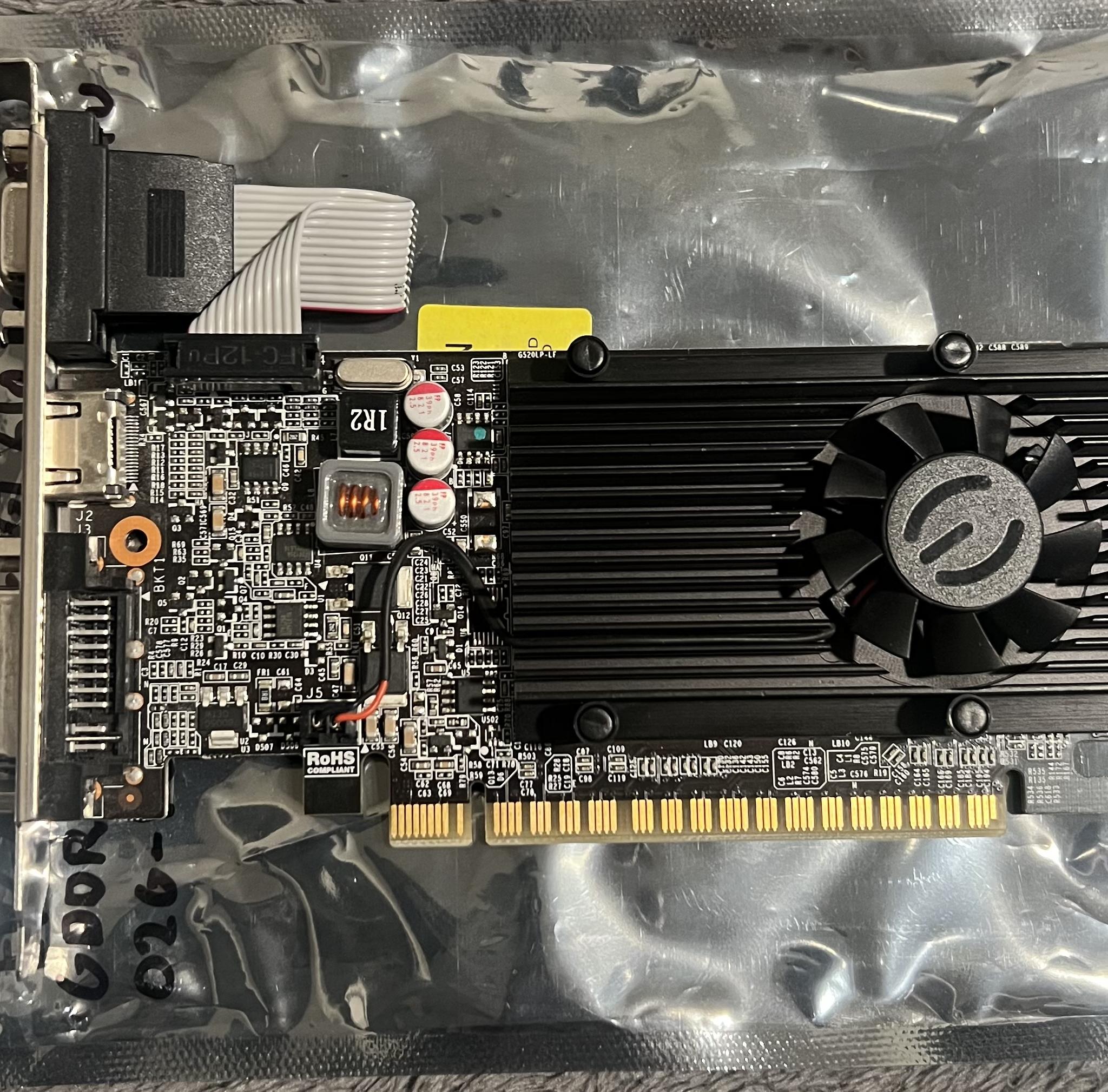 EVGA GeForce GT 610 1024MB GDDR3, Dual DVI, mini-HDMI Graphics Card
