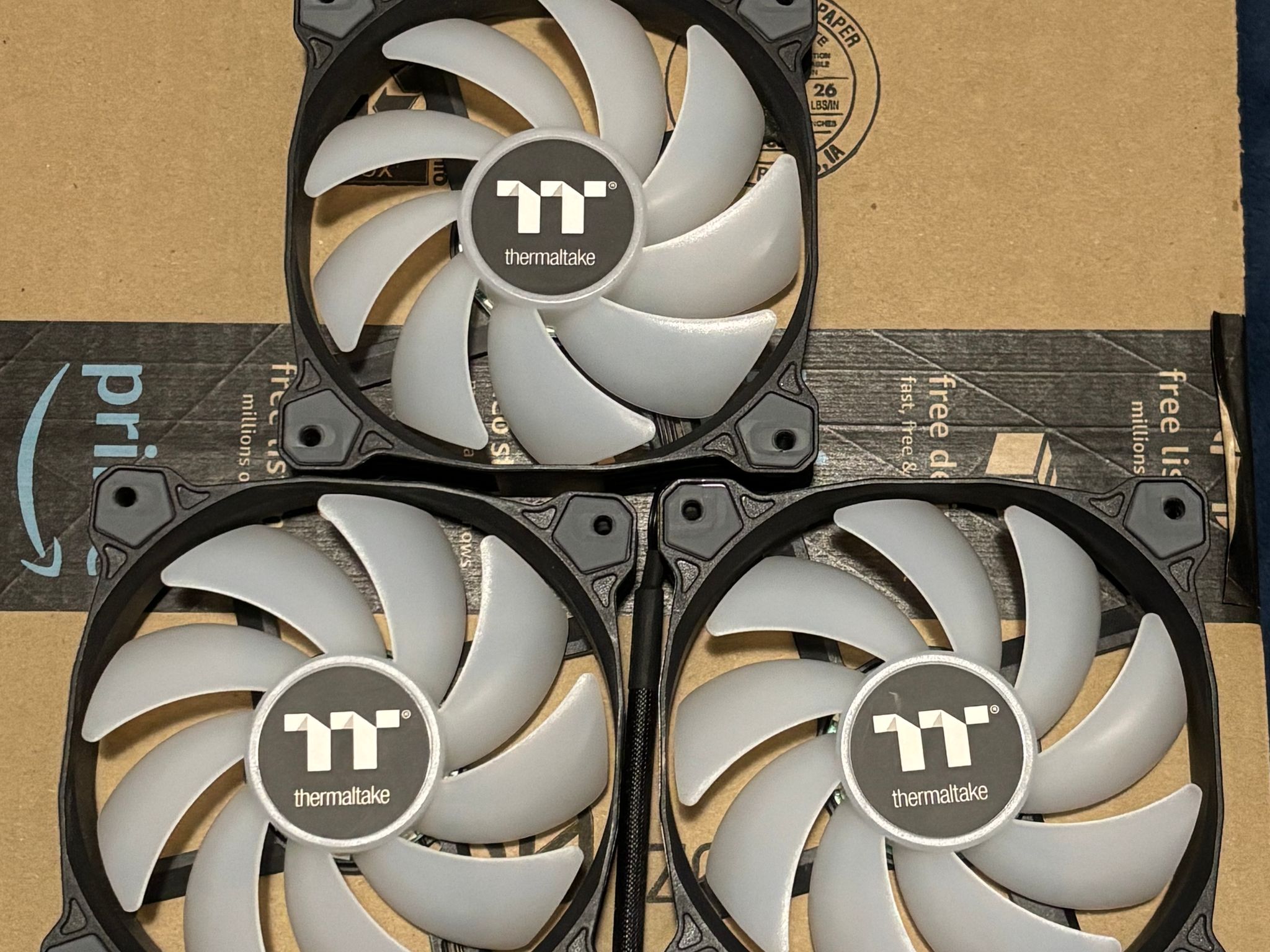 Pure Plus RGB TT Premium Edition 56.45 CFM 120 mm Fans 3-Pack