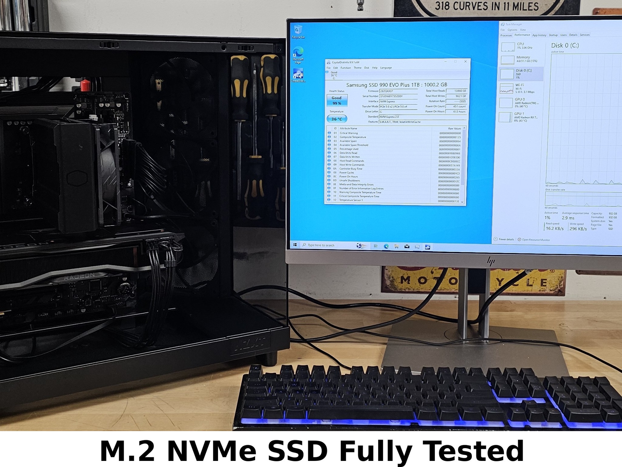 1TB NVMe M.2 SSD Samsung 990 EVO Plus