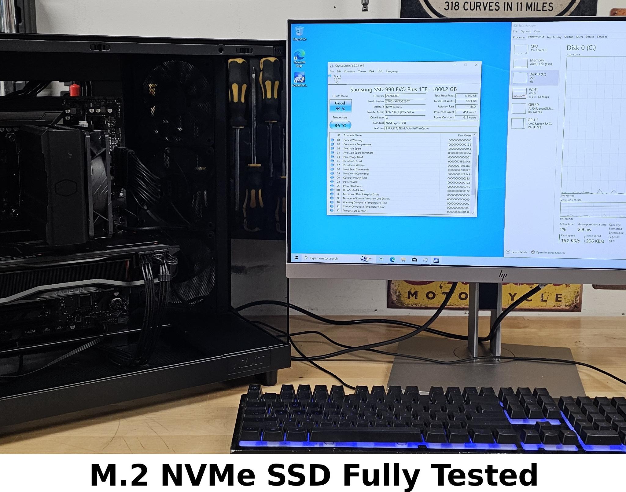 1TB NVMe M.2 SSD Samsung 990 EVO Plus