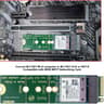 NFHK WiFi Riser Card NGFF Key-E Wireless Networking Card to M.2 NGFF NVME SSD Adapter Key-M