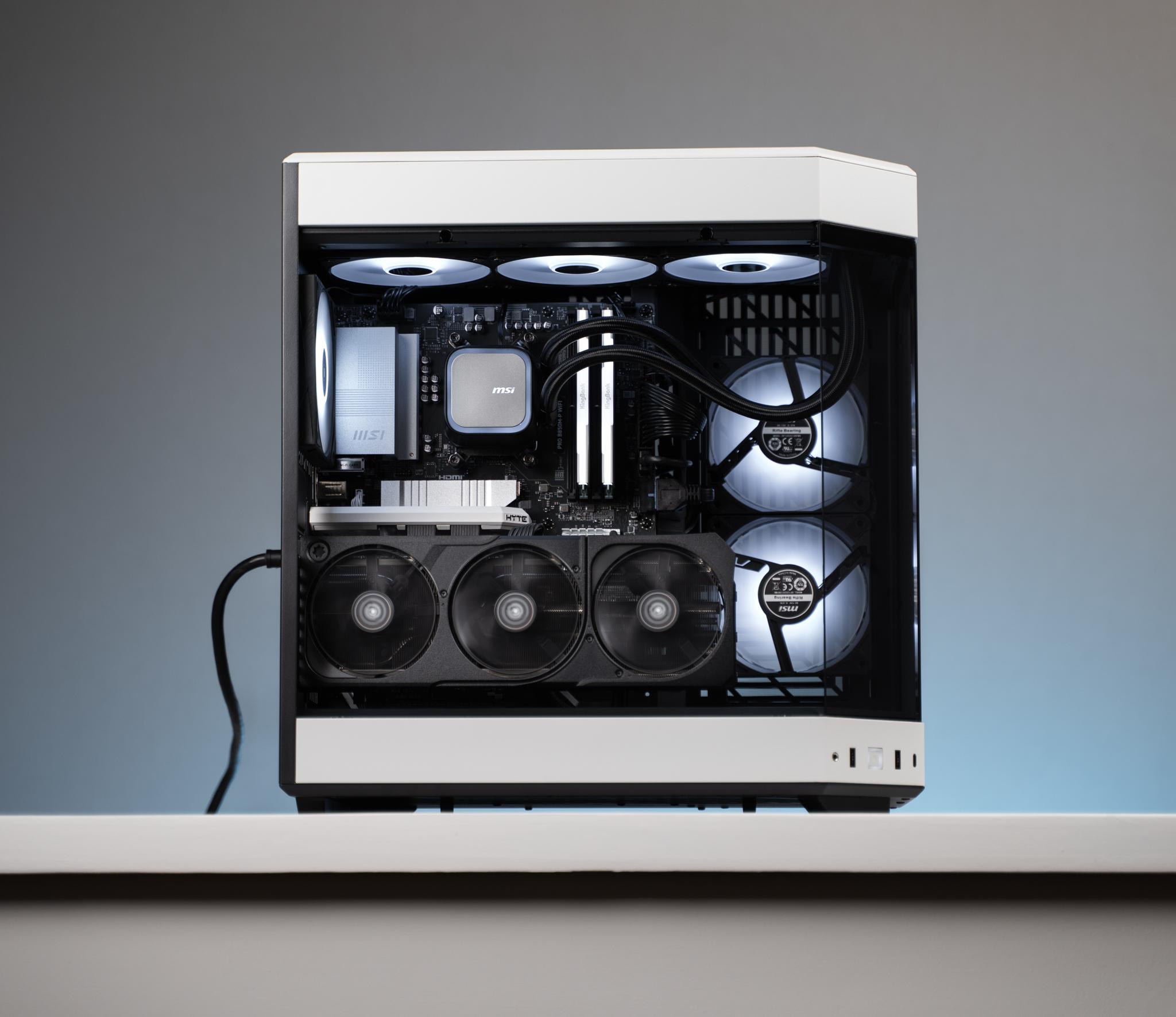 “Pureform V2” RTX 5080 Ryzen 9 9900X 2TB 48GB Windows 11 Workstation Gaming PC