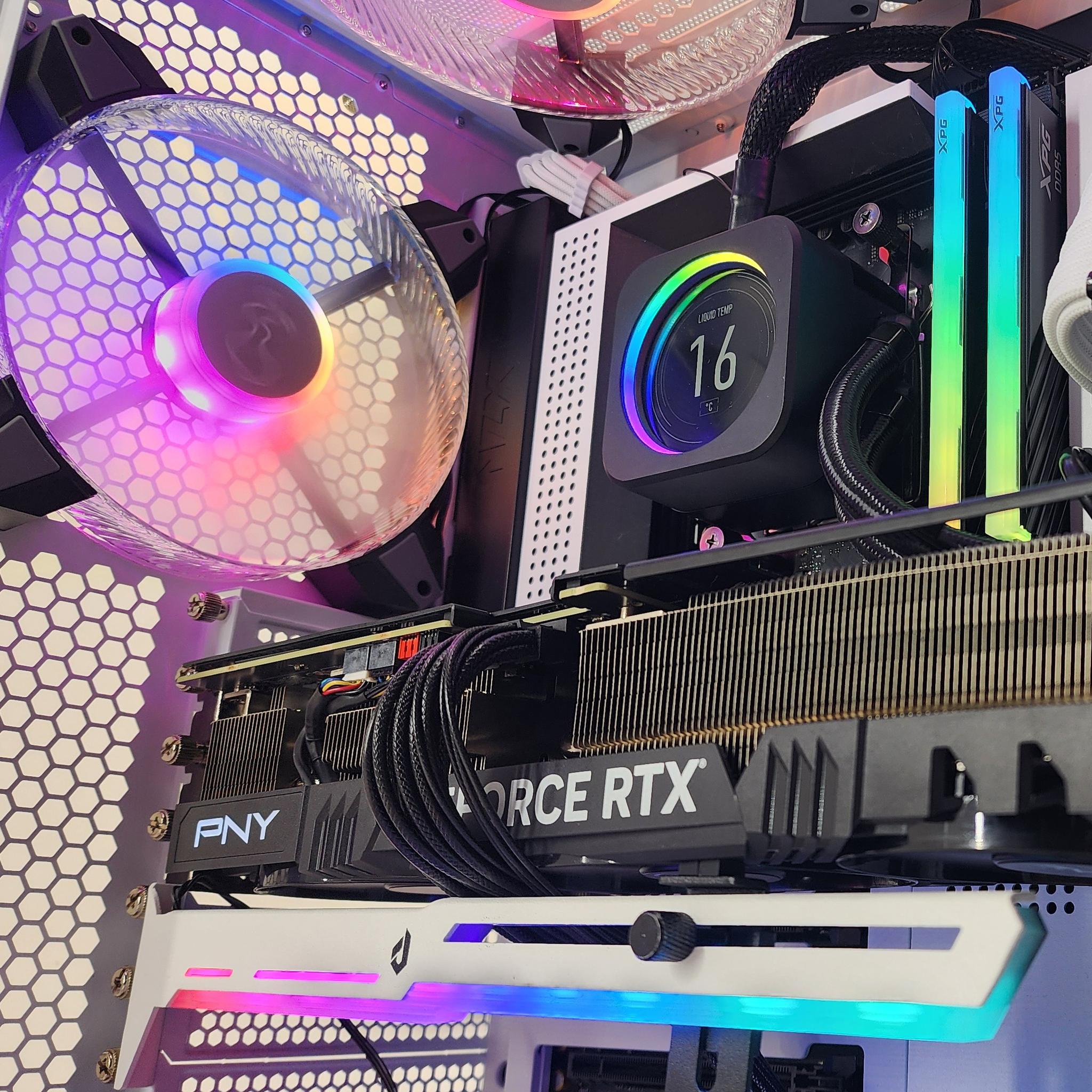 Gaming PC Ryzen 7 7700 32GB RAM 1TB SSD RTX 4070 Ti 12GB Windows 11 Computer