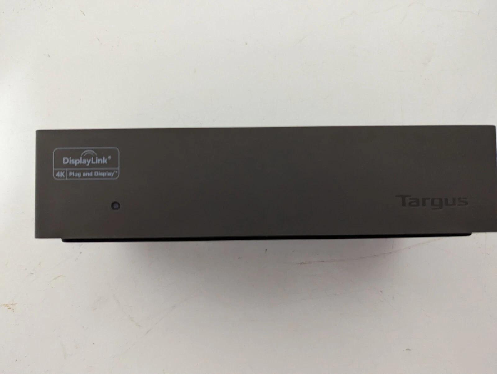 Targus Dock 190 USB-C Universal DV4K Docking Station with power adapter