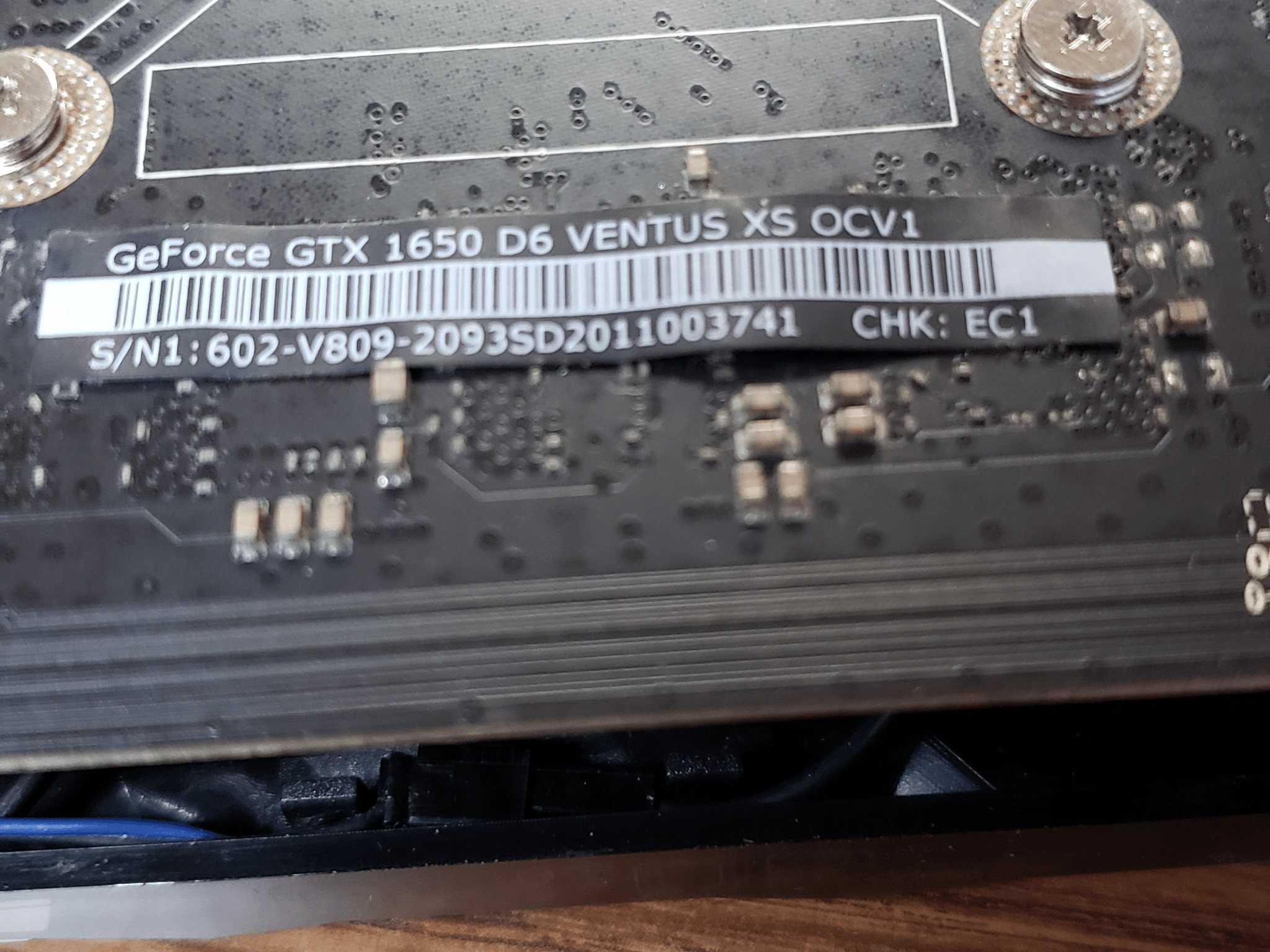 MSi GTX 1650 D6 Ventus XS OCV1 