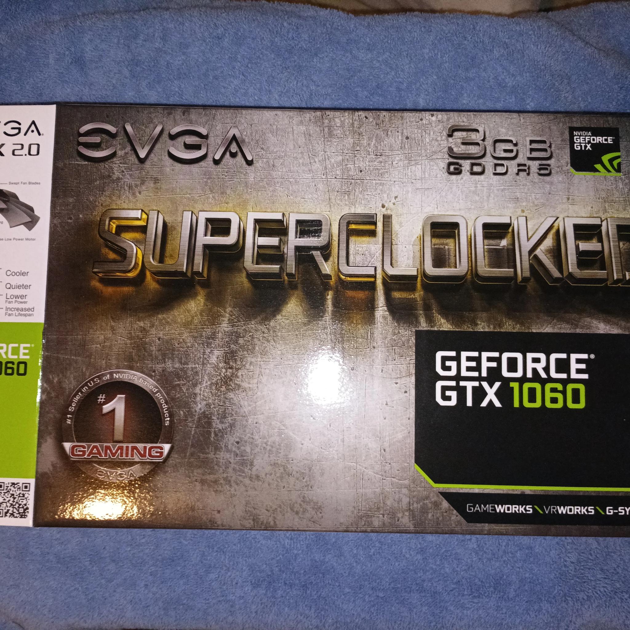 EVGA GeForce GTX 1060 3GB SC GAMING