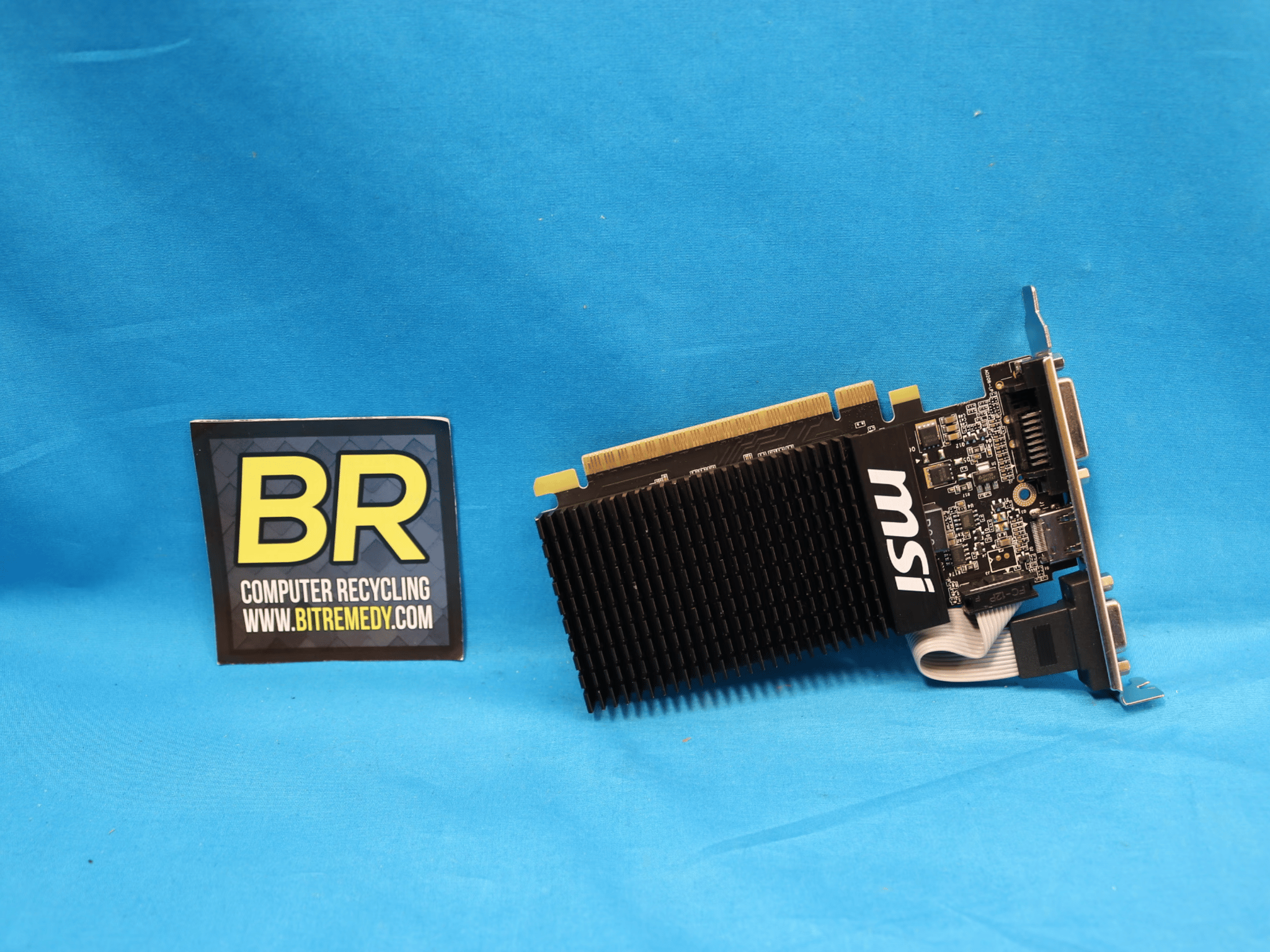 MSI NVIDIA GeForce GT 710 1 GB GDDR3 Low Profile Desktop GPU GT 710 1GD3H LP