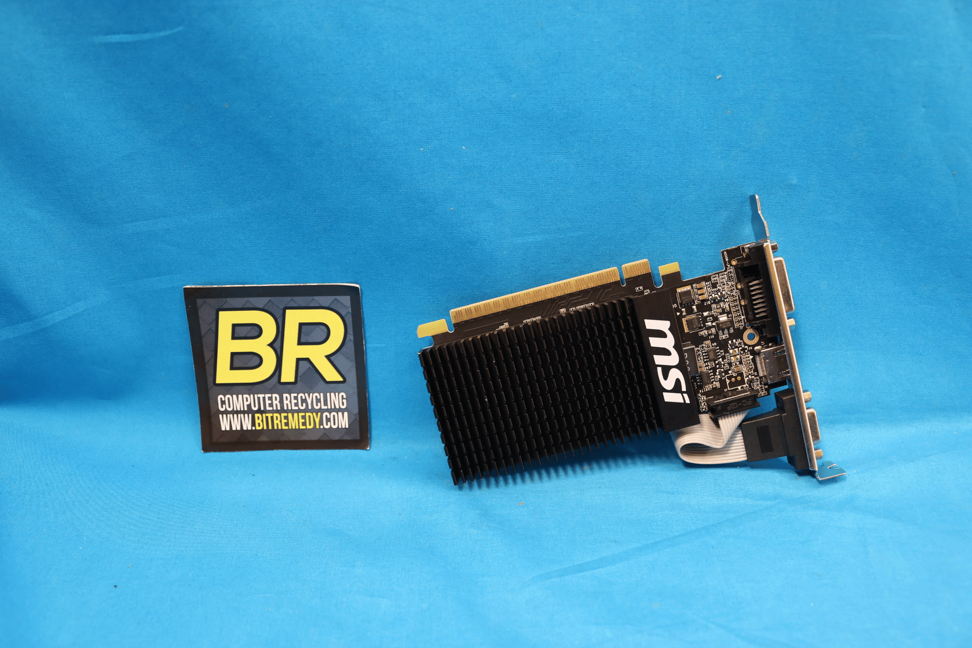 MSI NVIDIA GeForce GT 710 1 GB GDDR3 Low Profile Desktop GPU GT 710 1GD3H LP