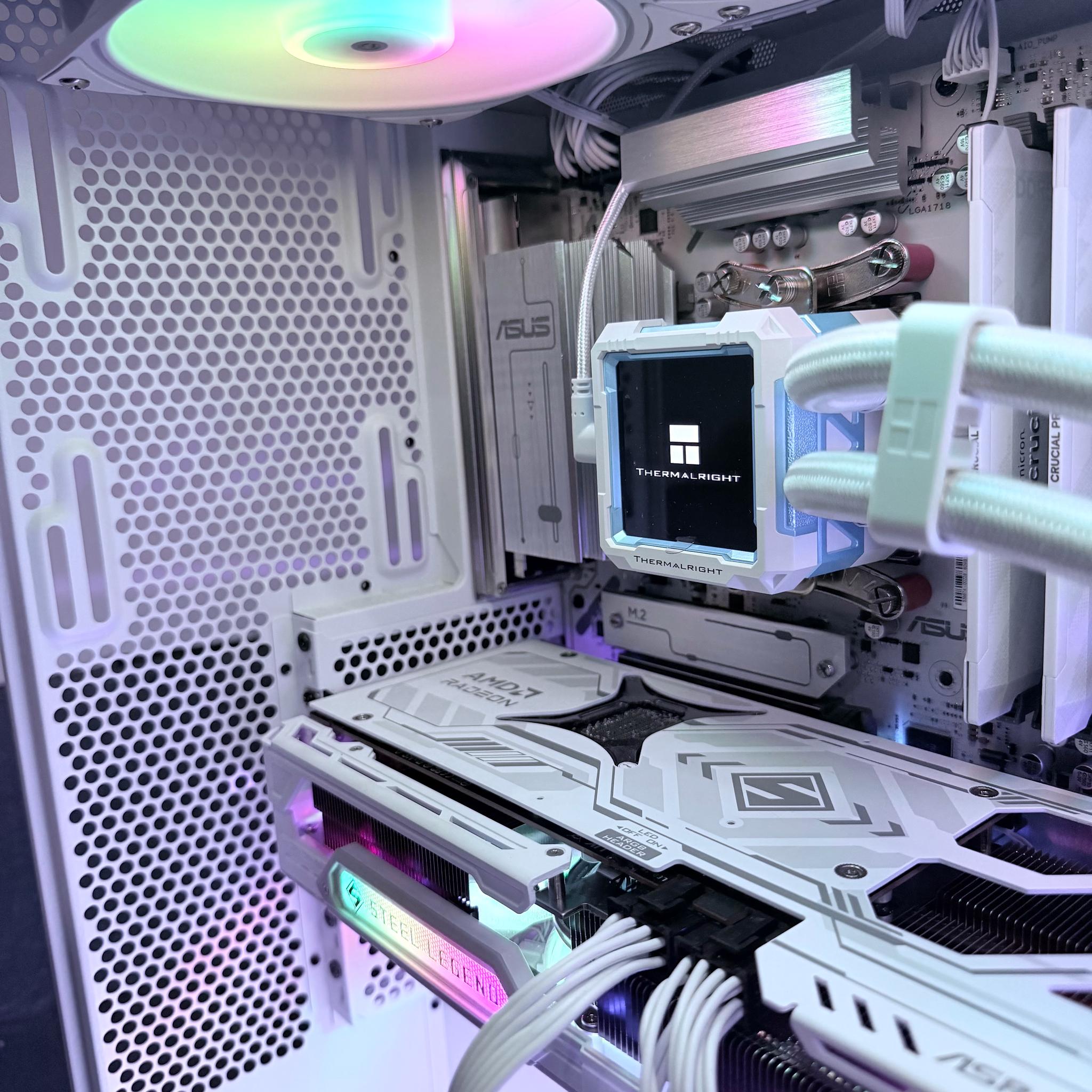 ⚪️"Polar Prism"❄️| 4K Gaming | Ryzen 7 9800X3D | RX 9070XT | 32GB 6400 mt/s DDR5 | 3TB Storage