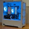🖤🤍 Black & White 1440p / 1080p Gaming PC – Ryzen 7 3700X | RTX 4060 | 32GB DDR4 | 1TB NVMe