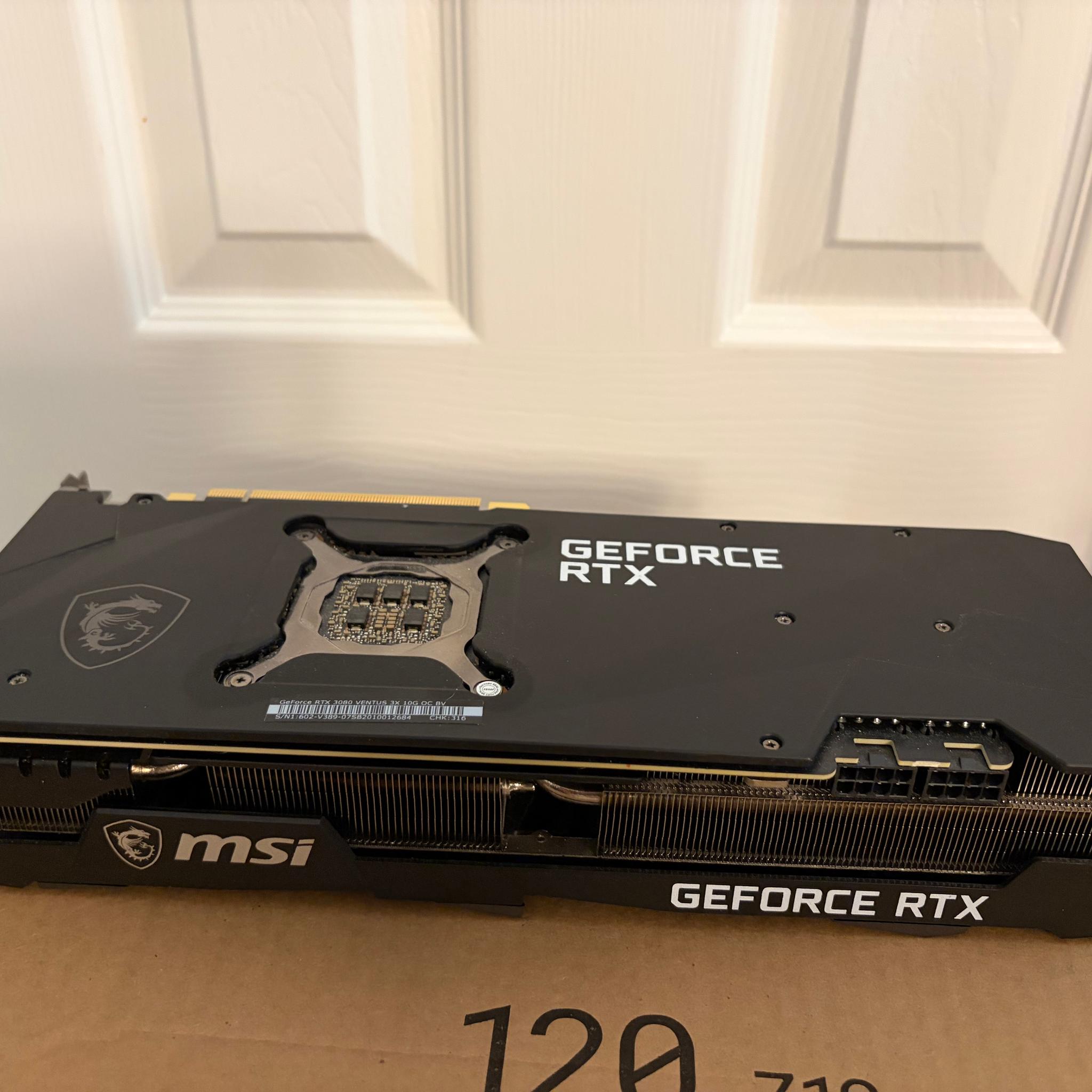 MSI Geforce RTX 3080 10GB Ventus 3X OC