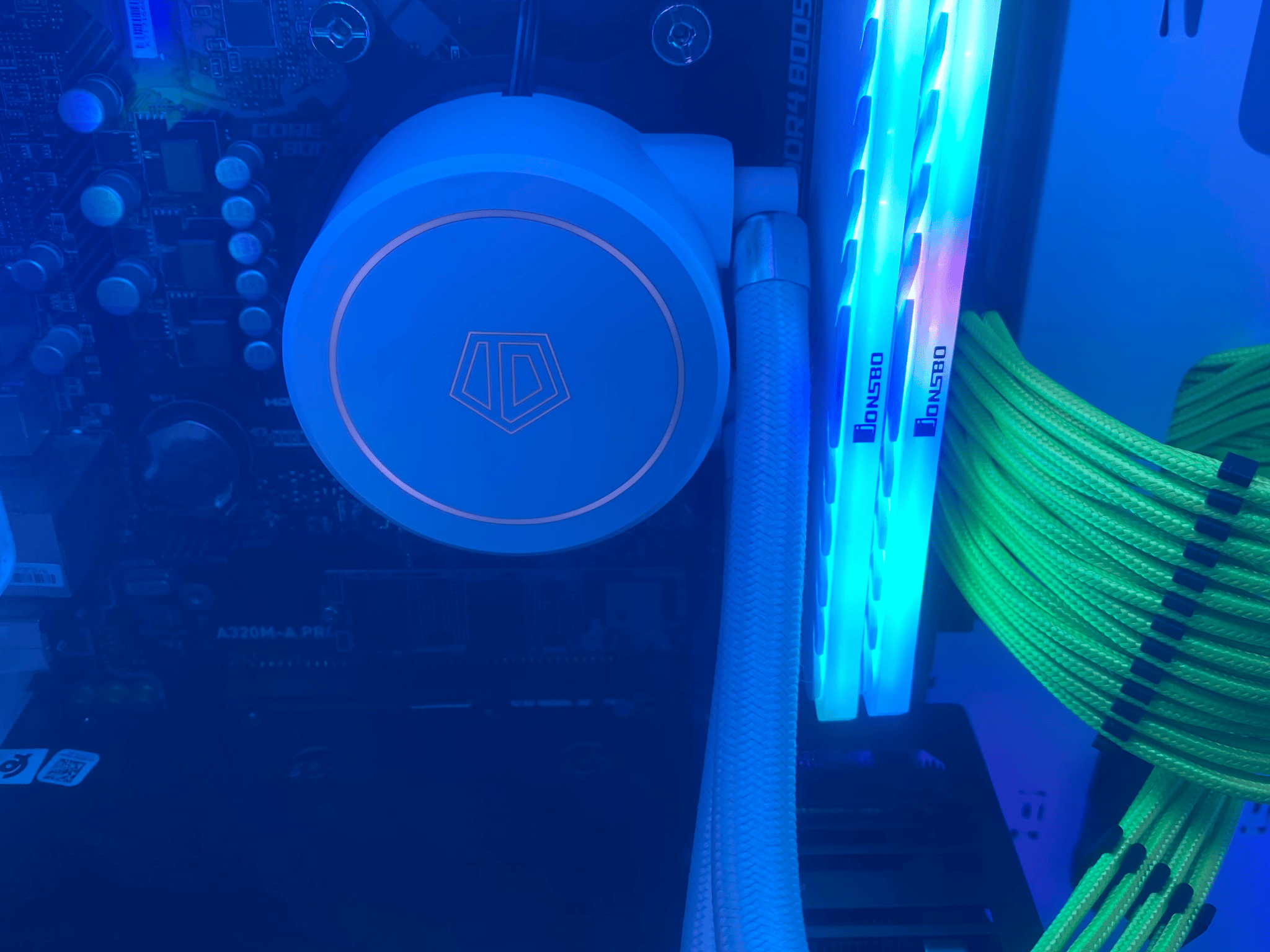 (Liquid Cooled) Ryzen 7-RTX 3060ti-256gb Nvme SSD-2TB HDD-16GB 