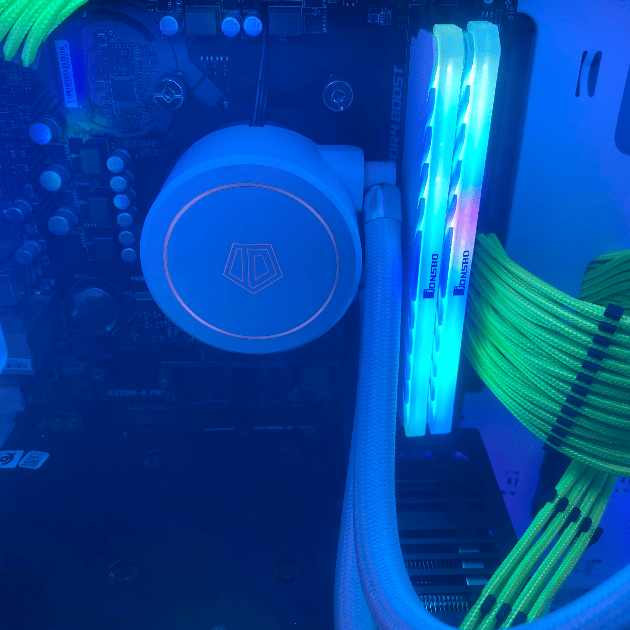 (Liquid Cooled) Ryzen 7-RTX 3060ti-256gb Nvme SSD-2TB HDD-16GB 