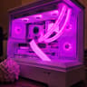 Frosty! ❄️ | RX 9070 XT Gaming PC | Ryzen 7 7700X | 32GB DDR5 | 1TB Gen4 NVMe | 2.1" LCD Display!