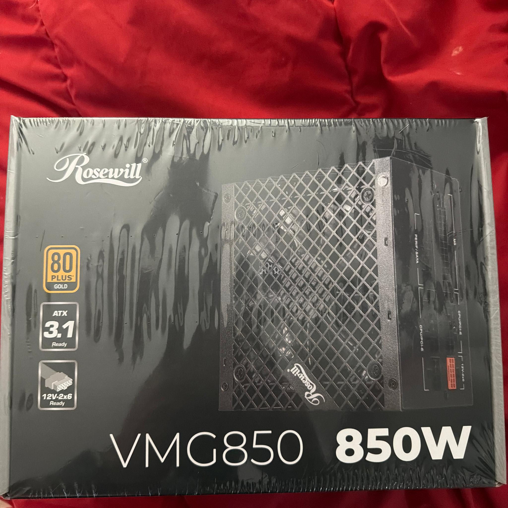 🔥 BRAND NEW SEALED 850W ATX 3.1 PSU – PCIe 5.1 12V-2x6 | 80+ GOLD | RTX 40/50 READY⚡