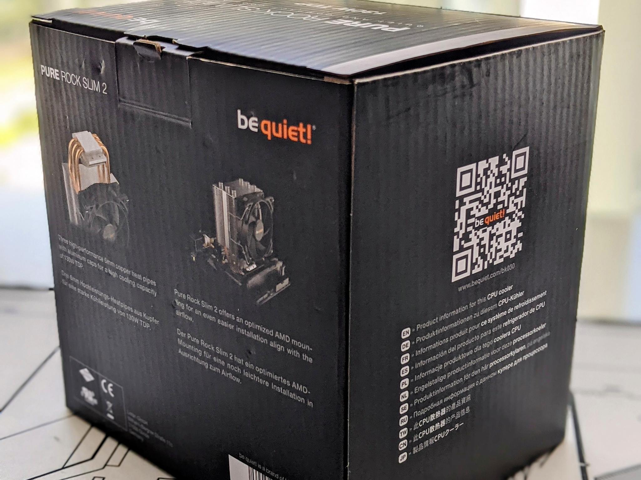 Be quiet! BK030 Pure Rock Slim 2, 130W TDP, 3 heat pipes, 92mm fan CPU cooler