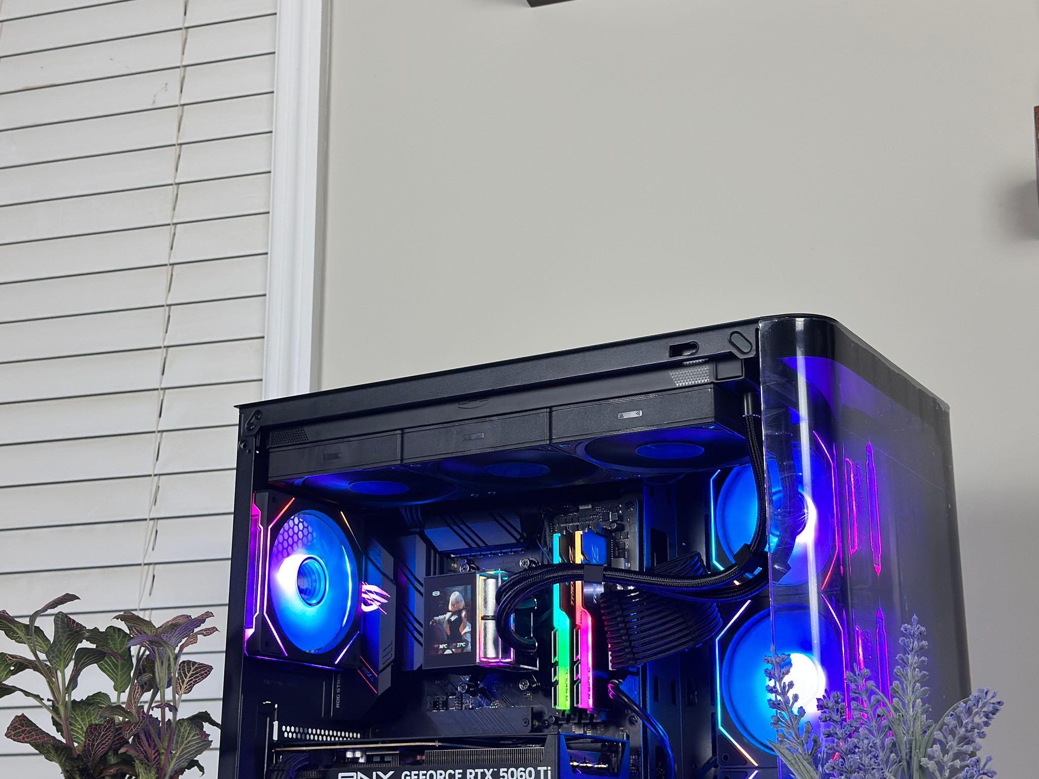 Ryzen 7 5800X | RTX 5060 Ti Gaming PC | 32 GB RAM | Smooth 1440p |  RGB + LCD AIO