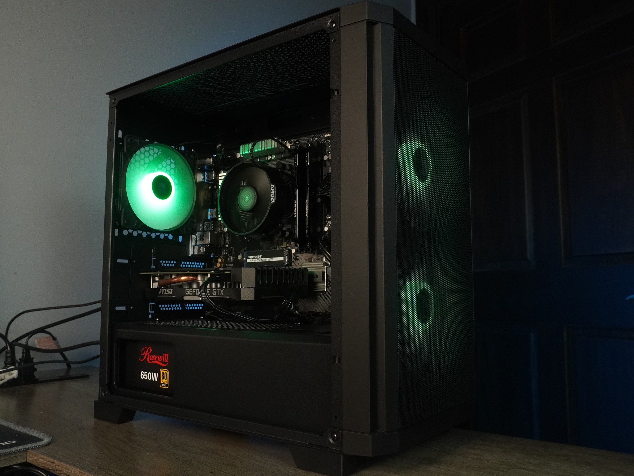🖤STEALTH🖤 1080p GAMING MACHINE 💚GTX 1660 Super 🧡 Ryzen 5 5500 | 16GB | 500GB | WIFI