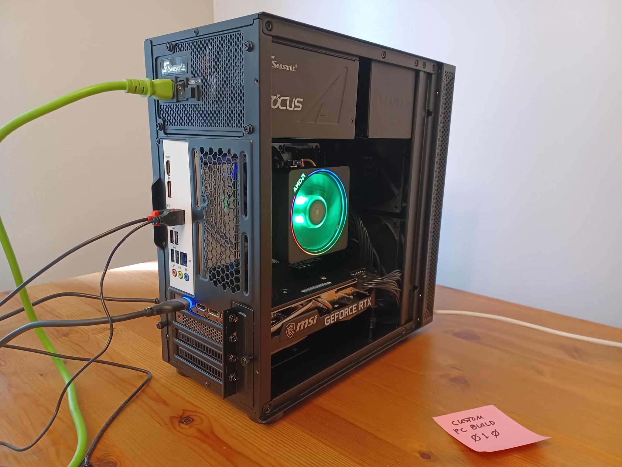 [model010unit0rev1] 1080p Mini-Tower PC (RTX 3070 + Ryzen 7 5800XT + 32GB DDR4)