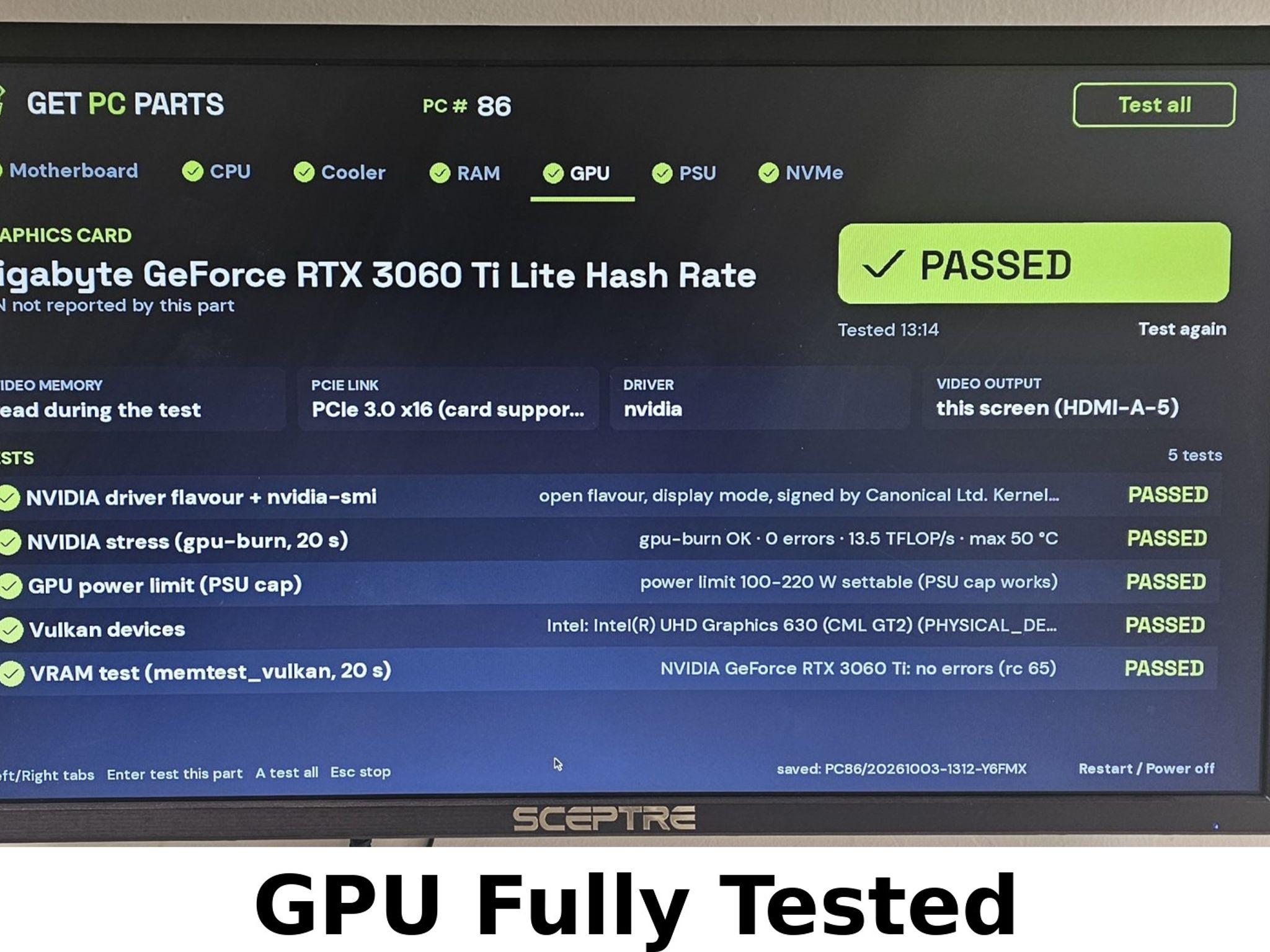 RTX 3060 Ti Gigabyte Gaming OC 8GB