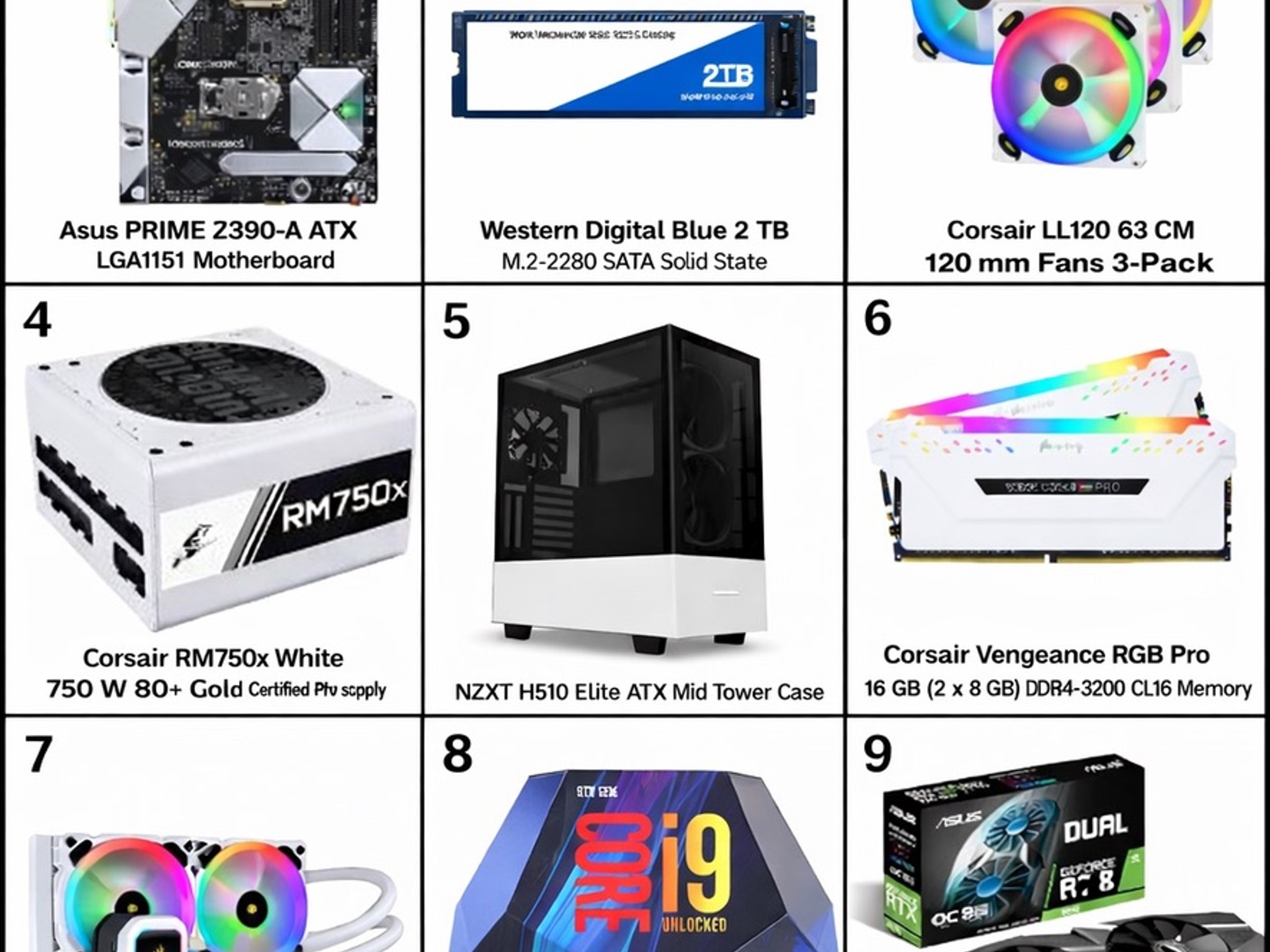 ASUS GeForce RTX 2070 Overclocked / Intel Core i9-9900K / Corsair RGB Gaming PC