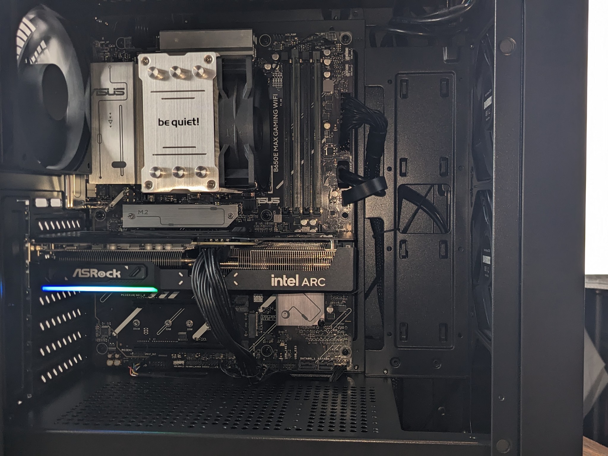 Custom B580, AM5 Ryzen 5 7600X, 2x8GB 5600mhz, 1TB NVMe